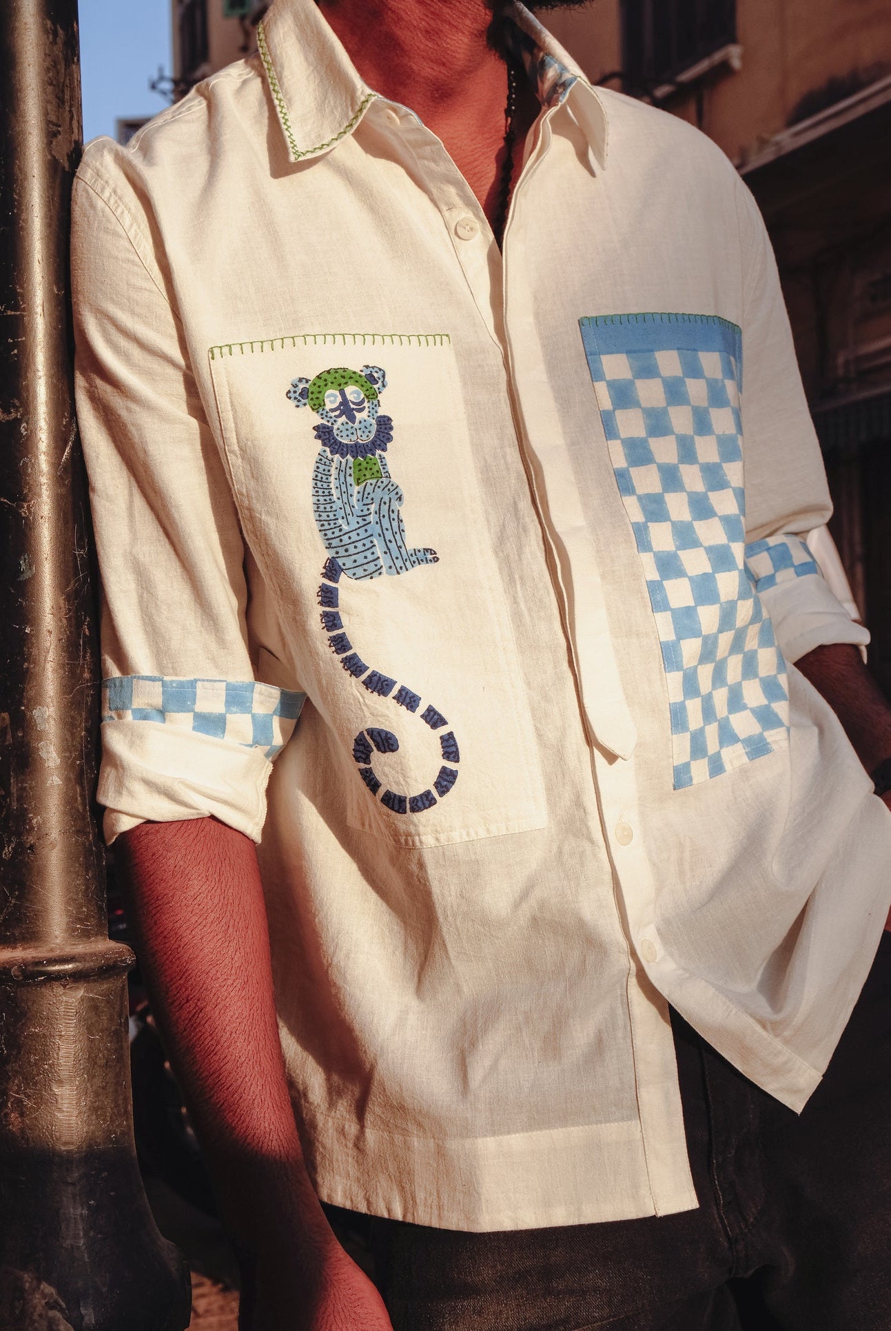 Sawai Shacket - Blue - CiceroniUnisex ShirtsThe Raw India