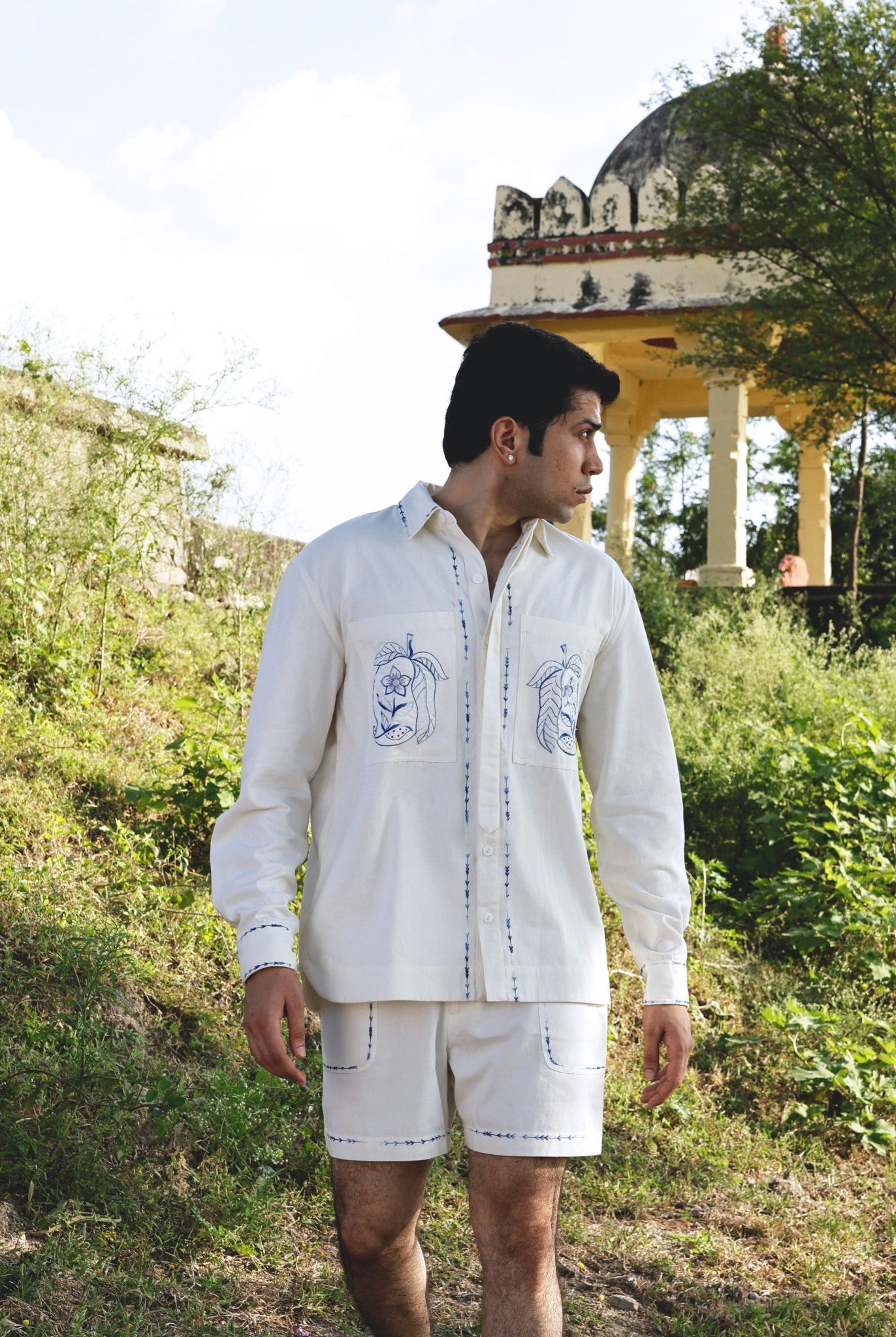 Sawai Shacket - Mango Applique - CiceroniMen ShirtsThe Raw India