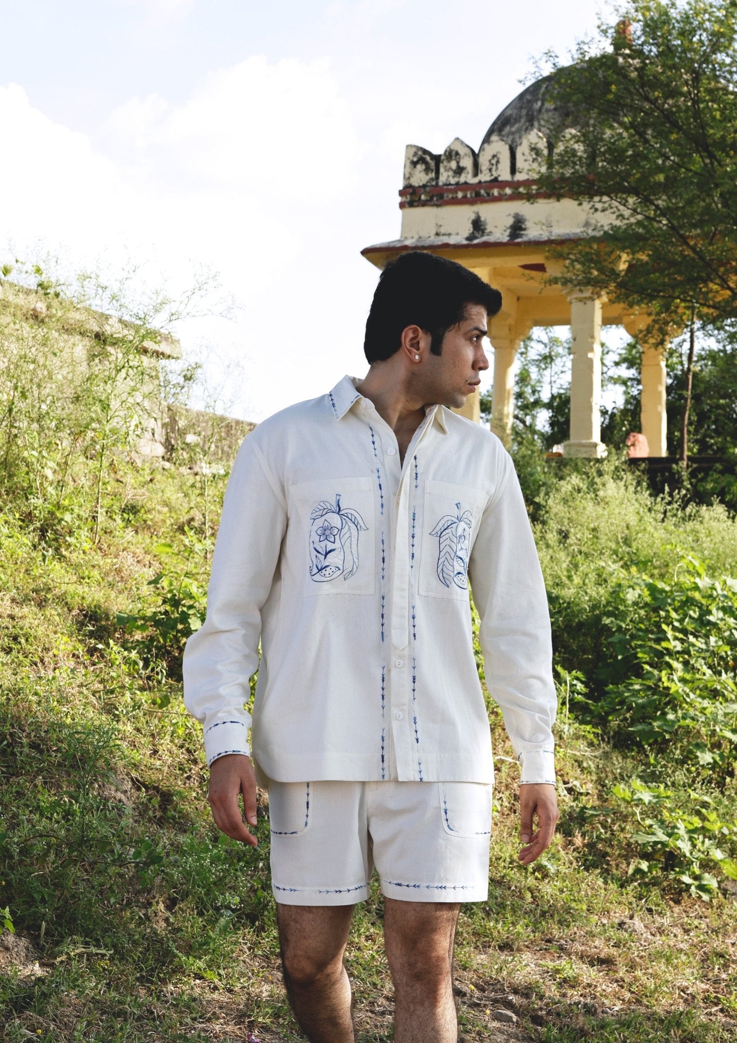 Sawai Shacket - Mango Applique - CiceroniMen ShirtsThe Raw India