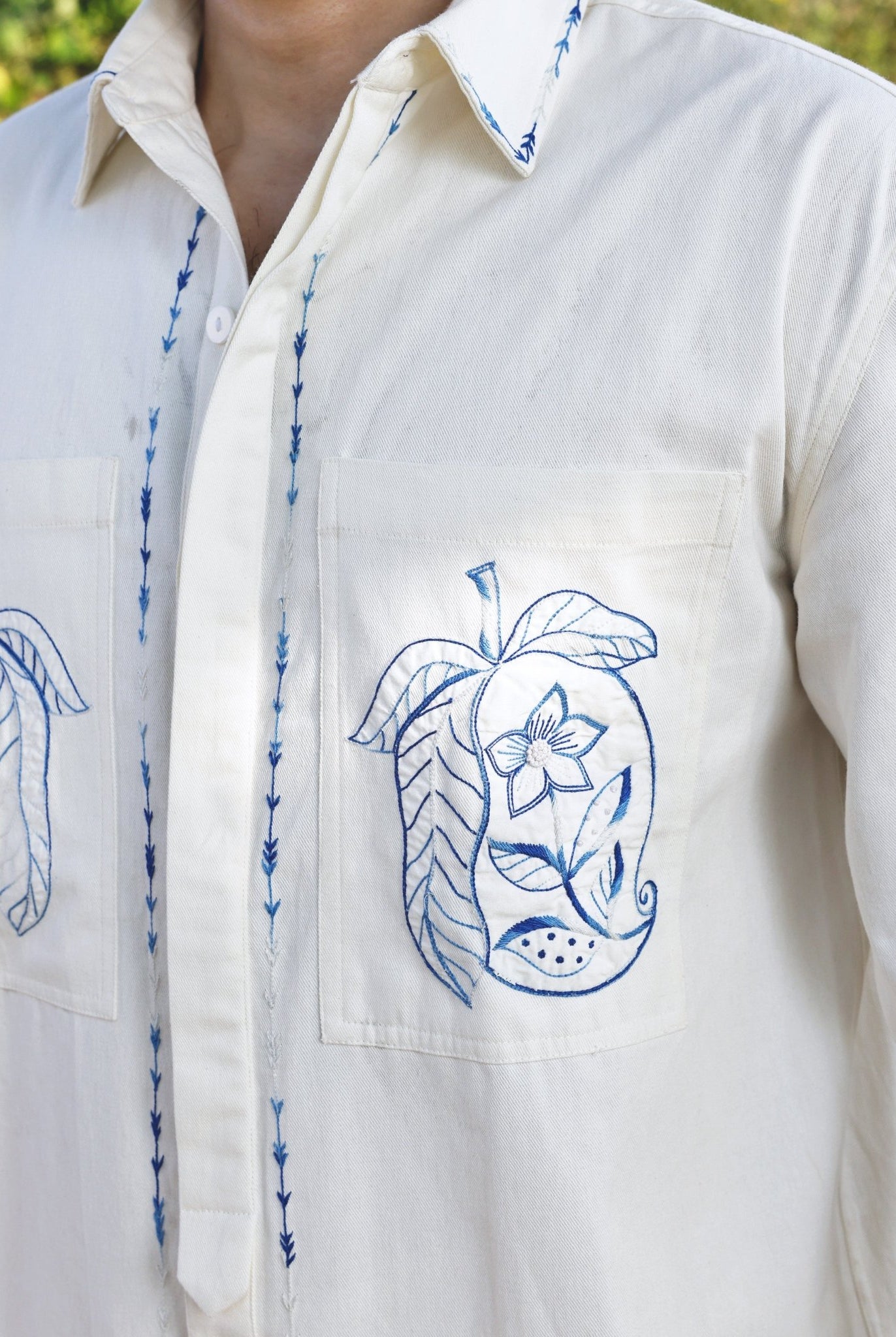 Sawai Shacket - Mango Applique - CiceroniMen ShirtsThe Raw India