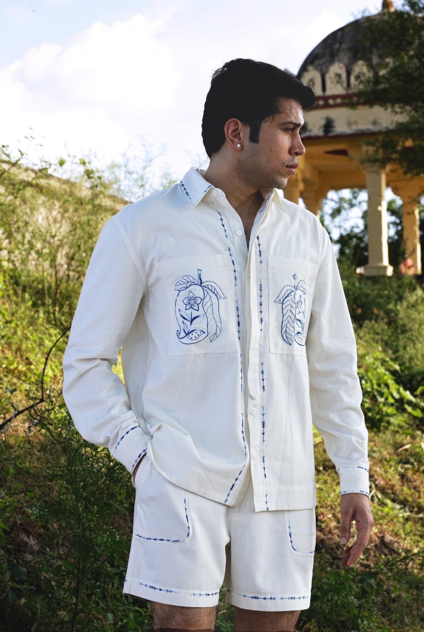 Sawai Shacket - Mango Applique - CiceroniMen ShirtsThe Raw India
