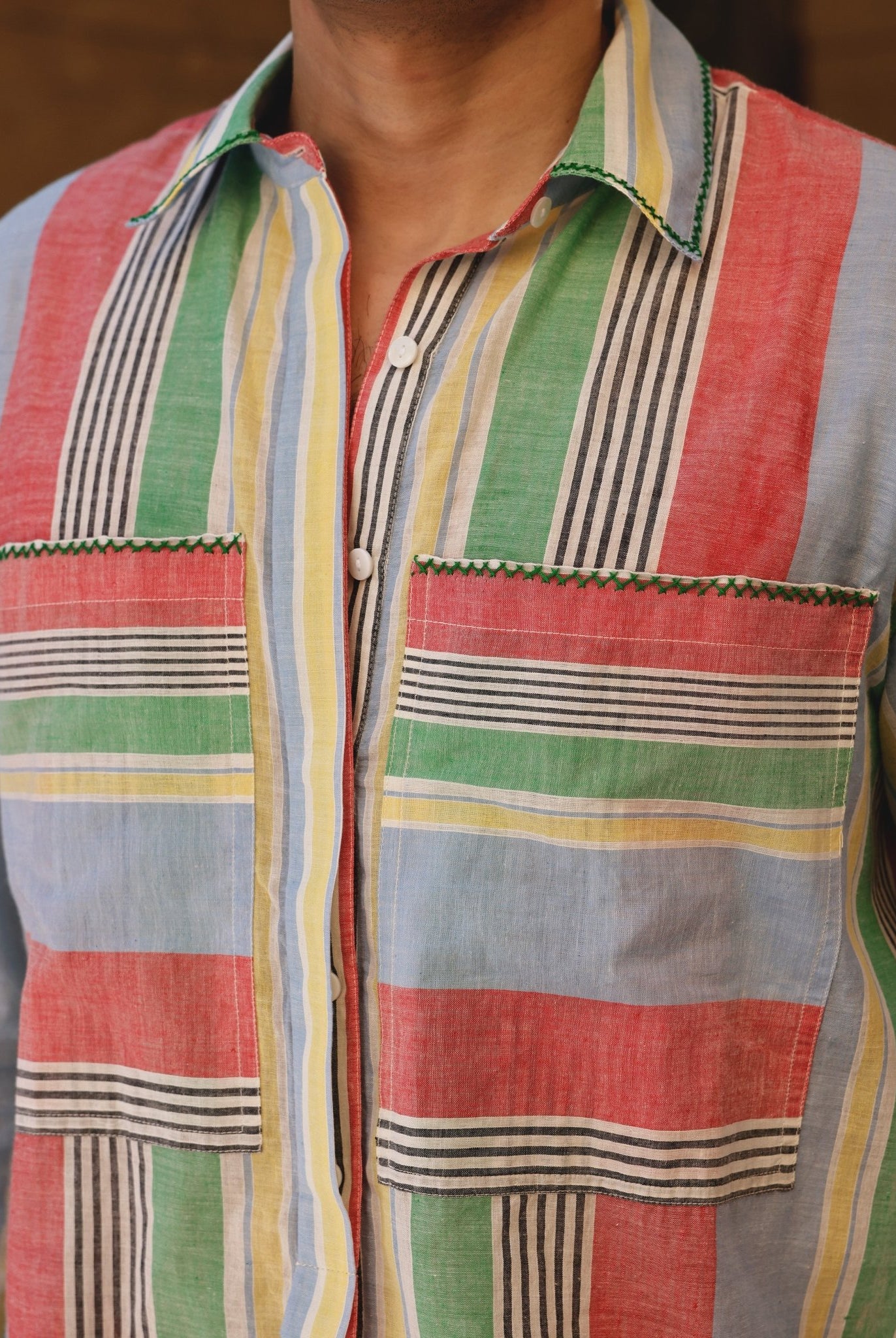 Sawai Shirt - Multi Stripe - CiceroniMen ShirtsThe Raw India