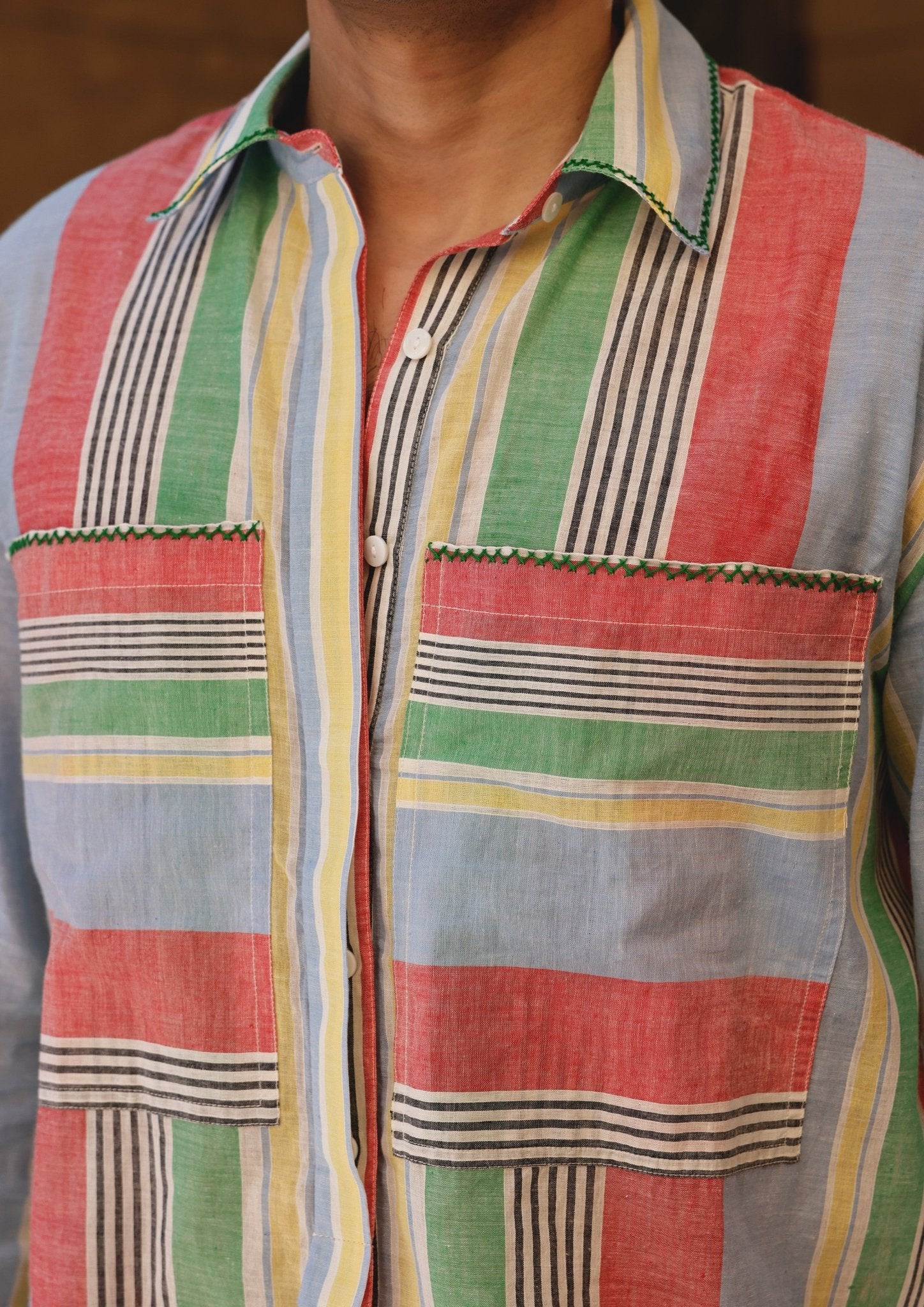 Sawai Shirt - Multi Stripe - CiceroniMen ShirtsThe Raw India