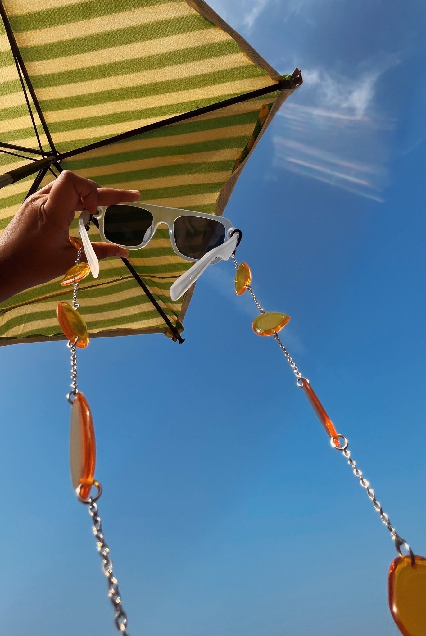 Seaglass Sunny Chain - Yellow - CiceroniSunglasses ChainShivani Vaishnavi