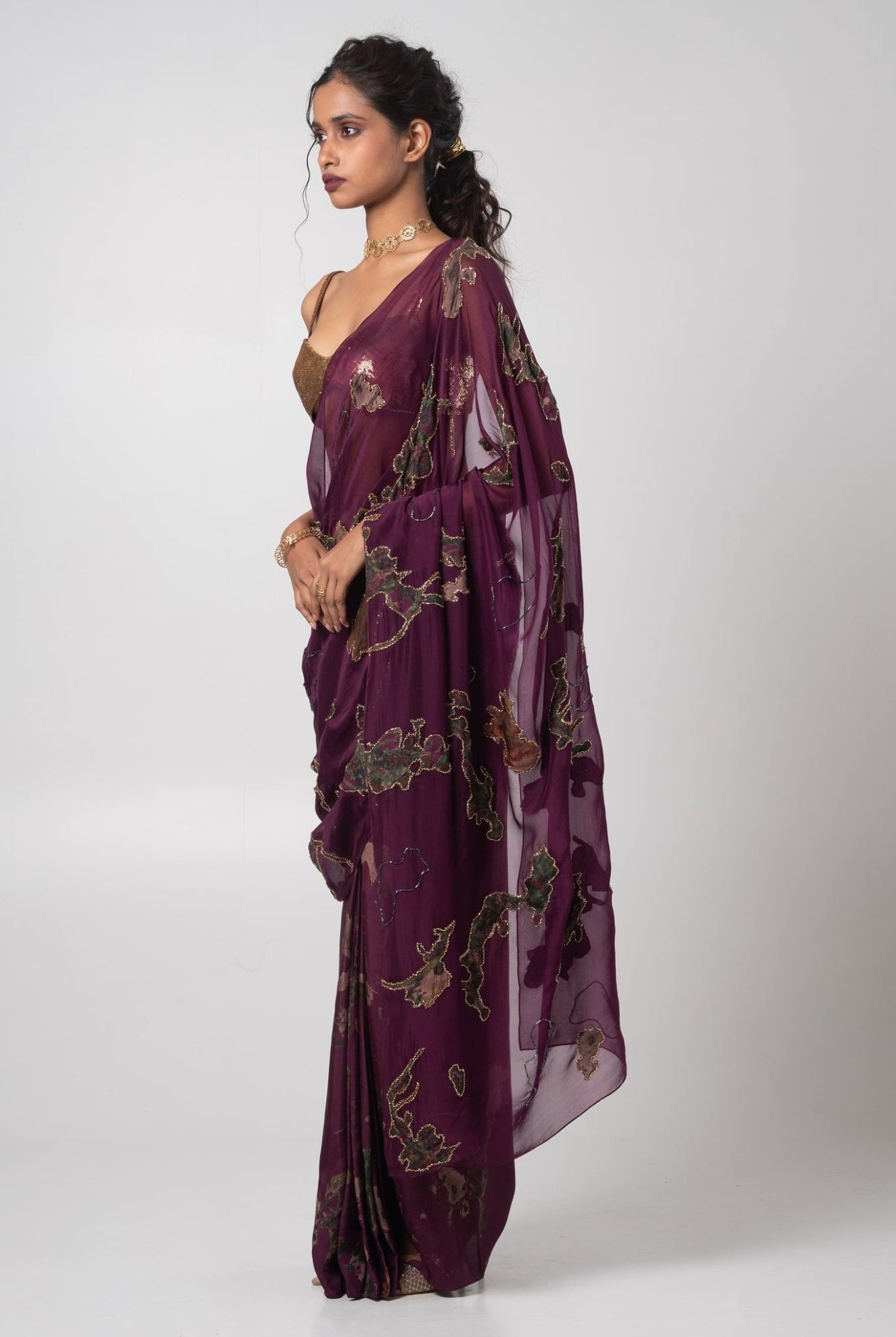 Sear Deconstructed Saree Set - CiceroniSkirt SetAdvait