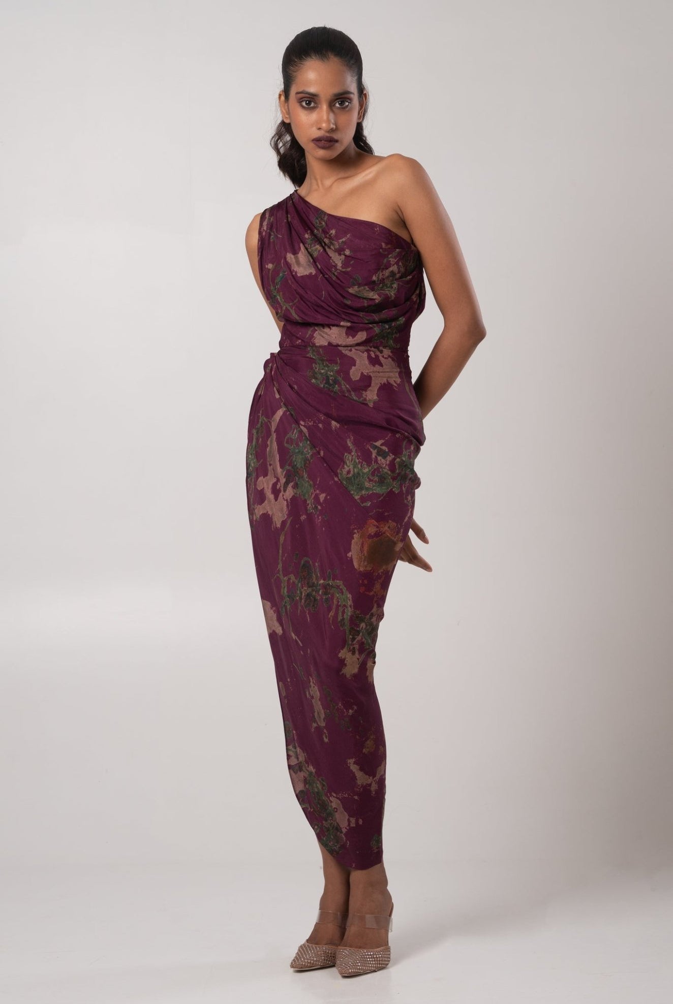 Sear Draped Dress - CiceroniDressesAdvait