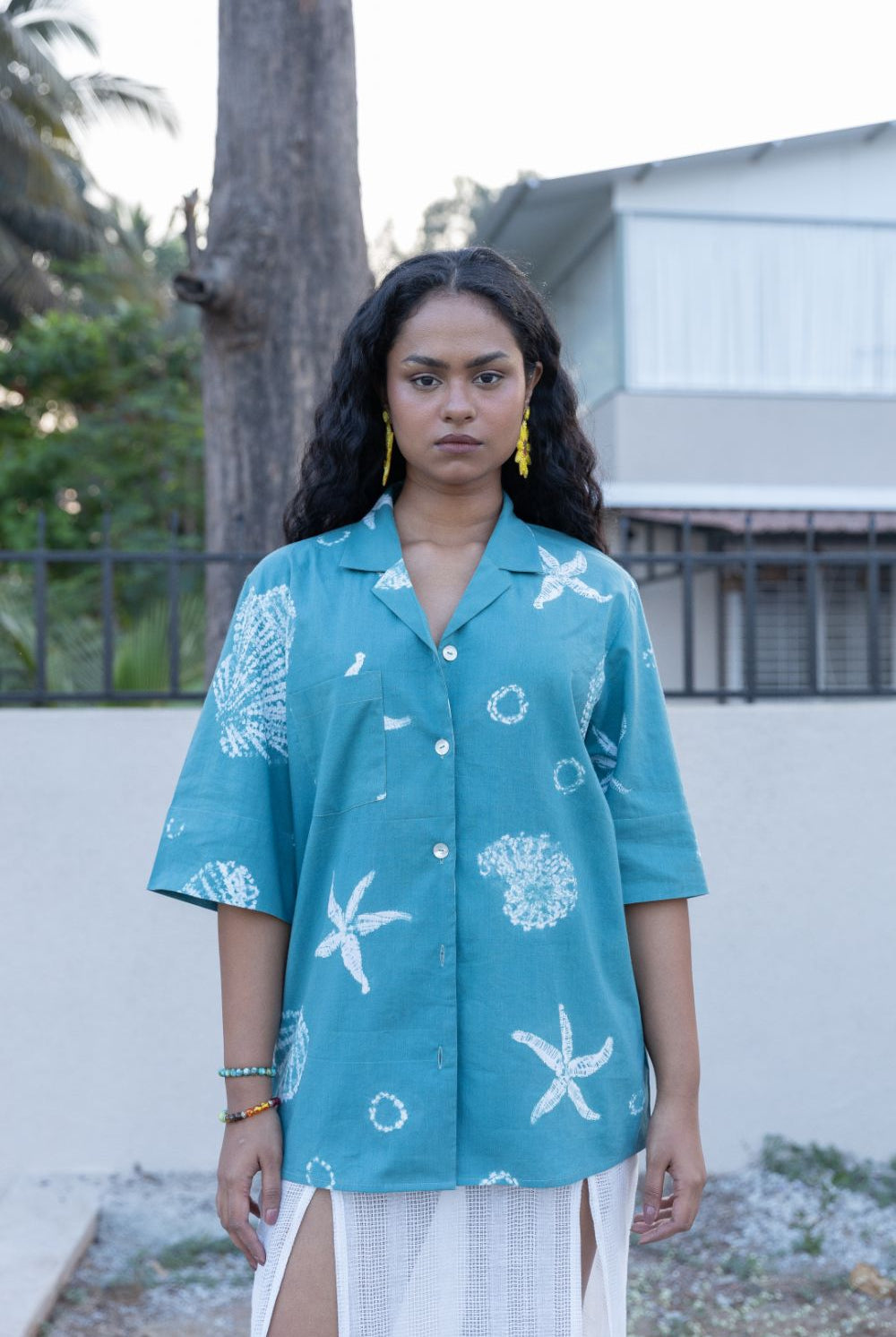 Seashell Camp Collar Shirt - CiceroniWomen ShirtsAnushé Pirani