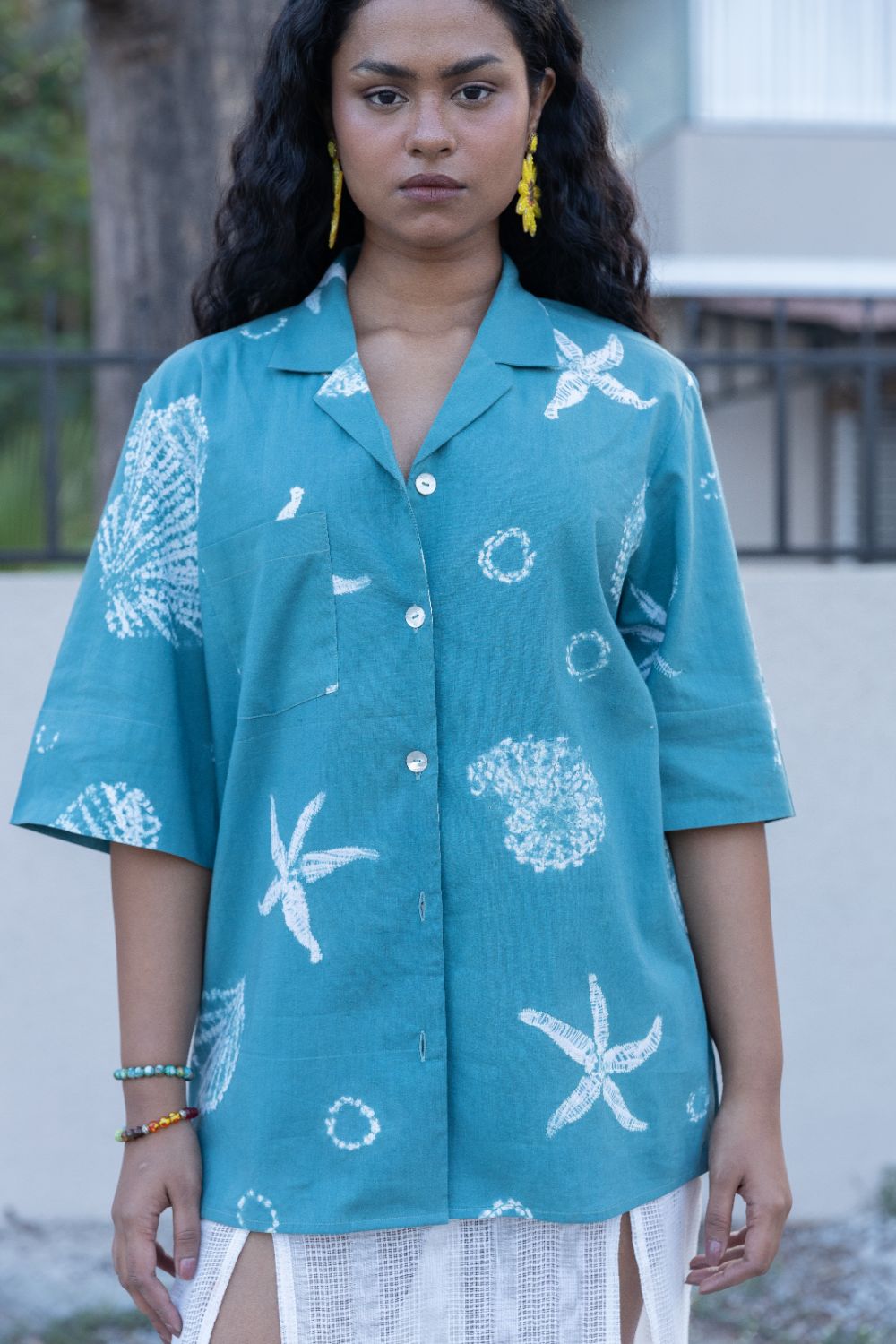 Seashell Camp Collar Shirt - CiceroniWomen ShirtsAnushé Pirani