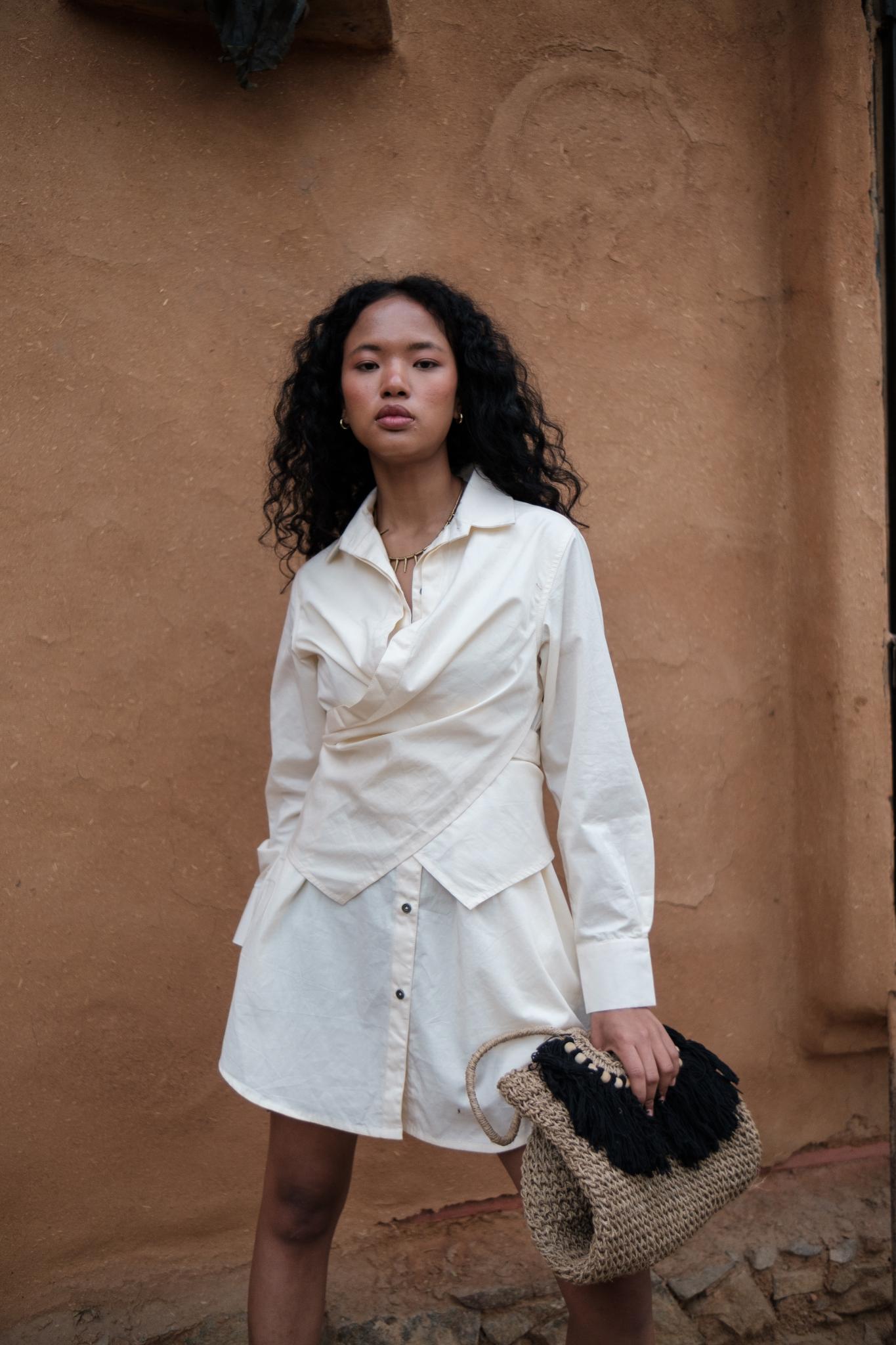 Seattle Wrap Shirt Dress - CiceroniDressesThe Terra Tribe