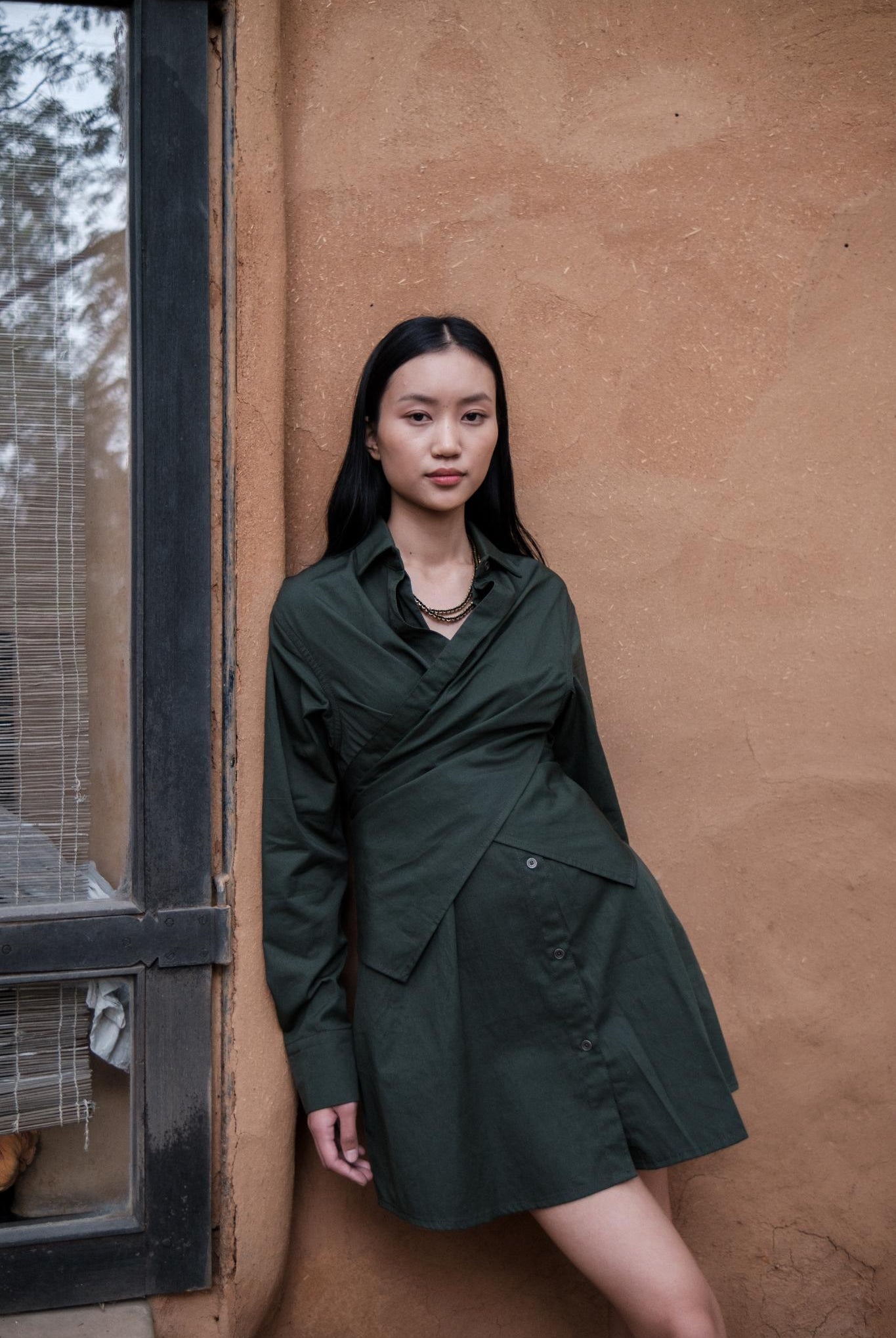 Seattle Wrap Shirt Dress - CiceroniDressesThe Terra Tribe