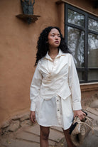 Seattle Wrap Shirt Dress - CiceroniDressesThe Terra Tribe