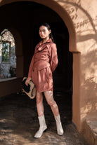 Seattle Wrap Shirt Dress - CiceroniDressesThe Terra Tribe