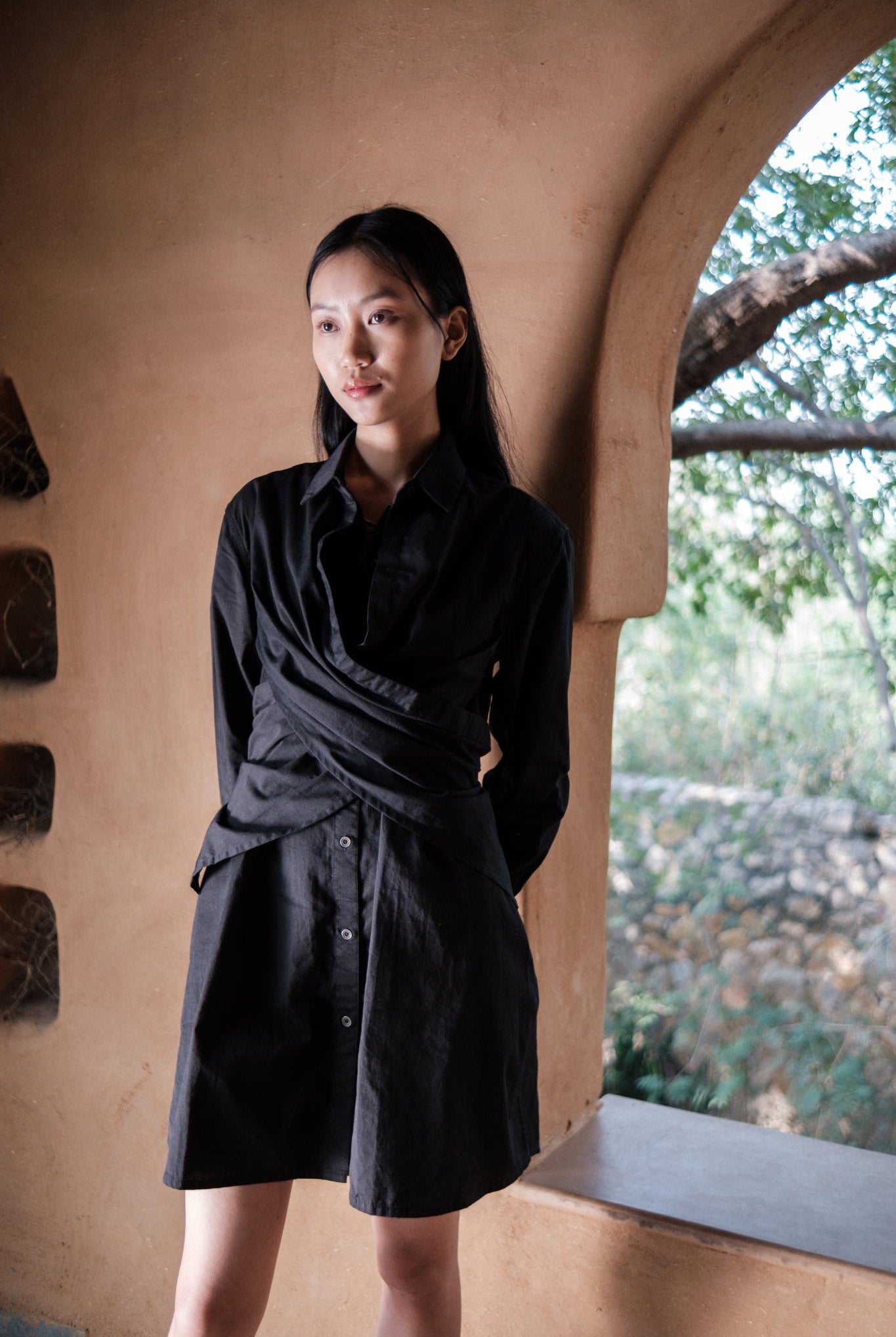 Seattle Wrap Shirt Dress - CiceroniDressesThe Terra Tribe