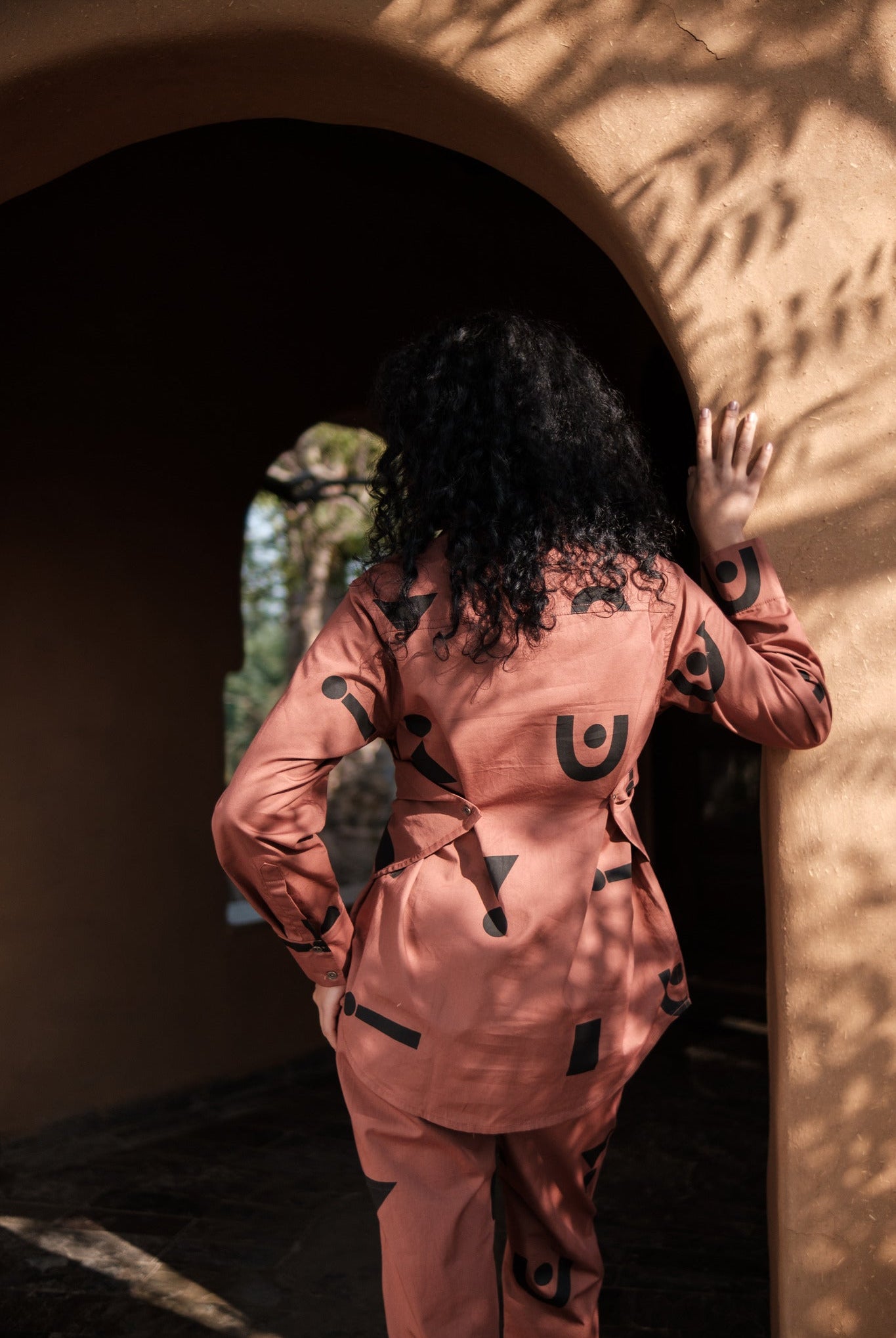 Seattle Wrap Shirt - Triangle Print - CiceroniShirtsThe Terra Tribe