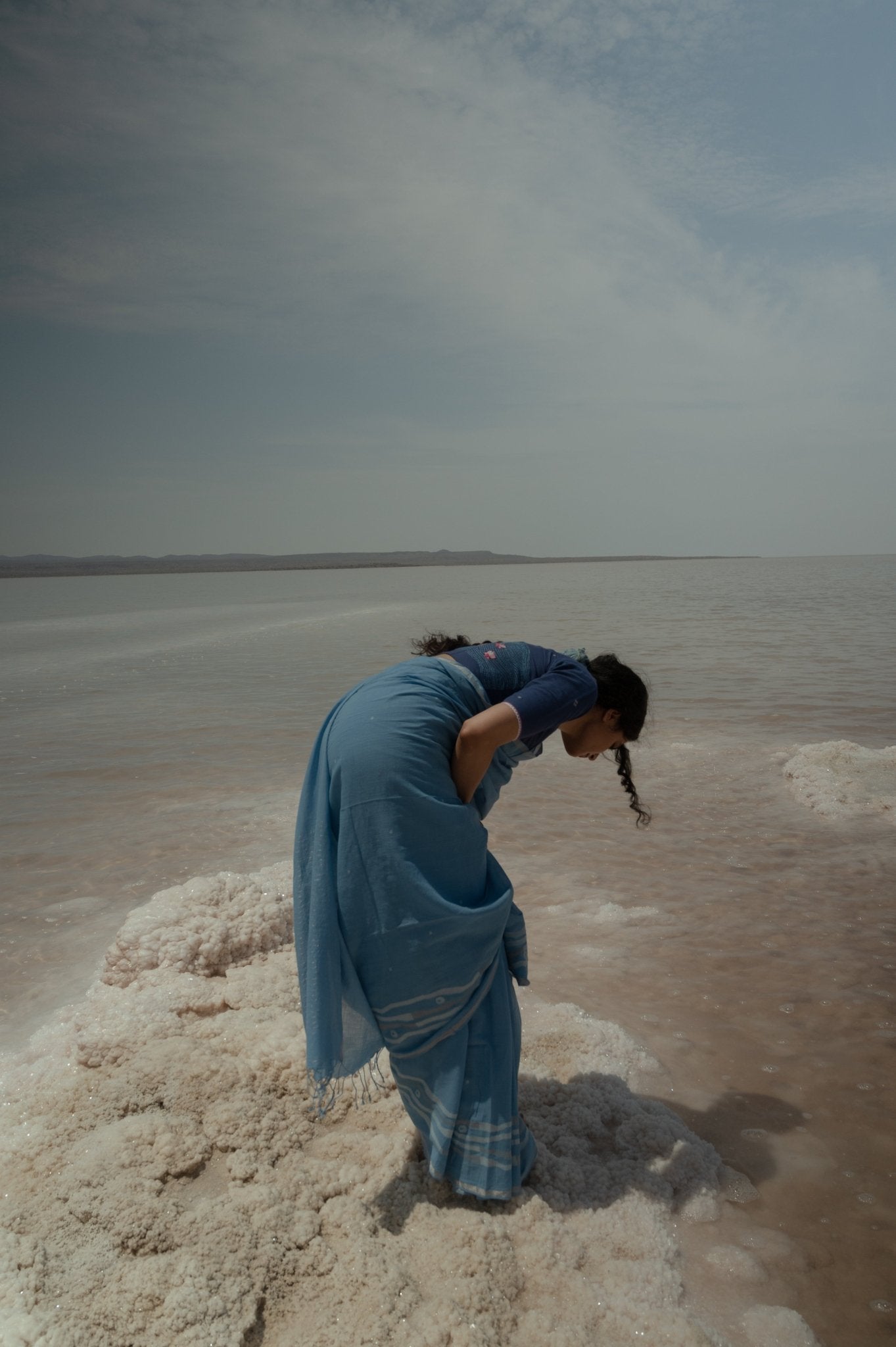 Seawaves Jamdani Saree - CiceroniSareeGulmohar Calcutta