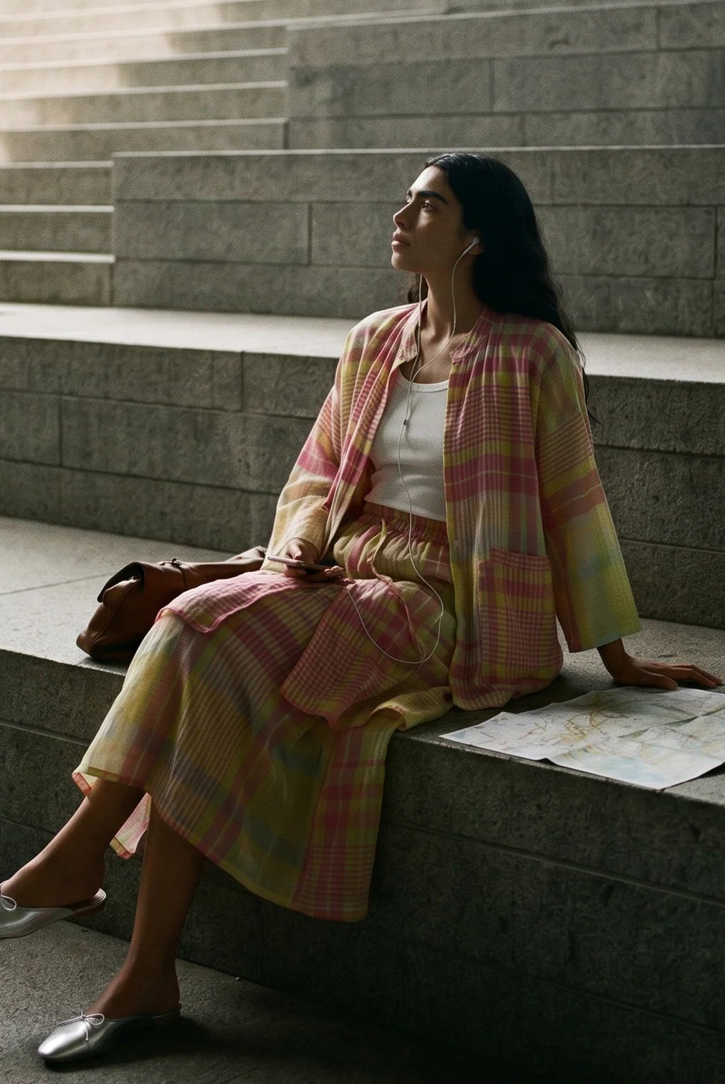 Second Thought Skirt - Sorbet Weave - CiceroniSkirtsPaeony