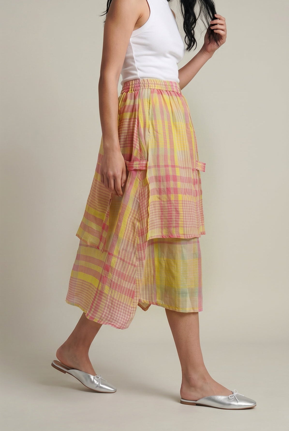 Second Thought Skirt - Sorbet Weave - CiceroniSkirtsPaeony