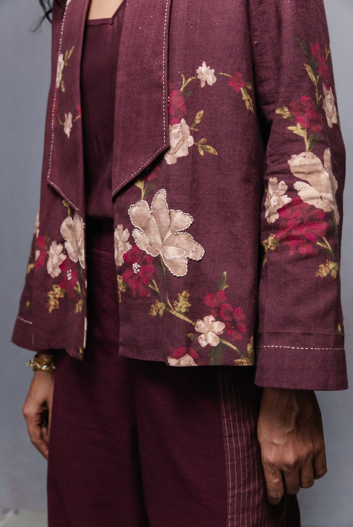 Selvage Jacket Wine - CiceroniJacketsSubbah