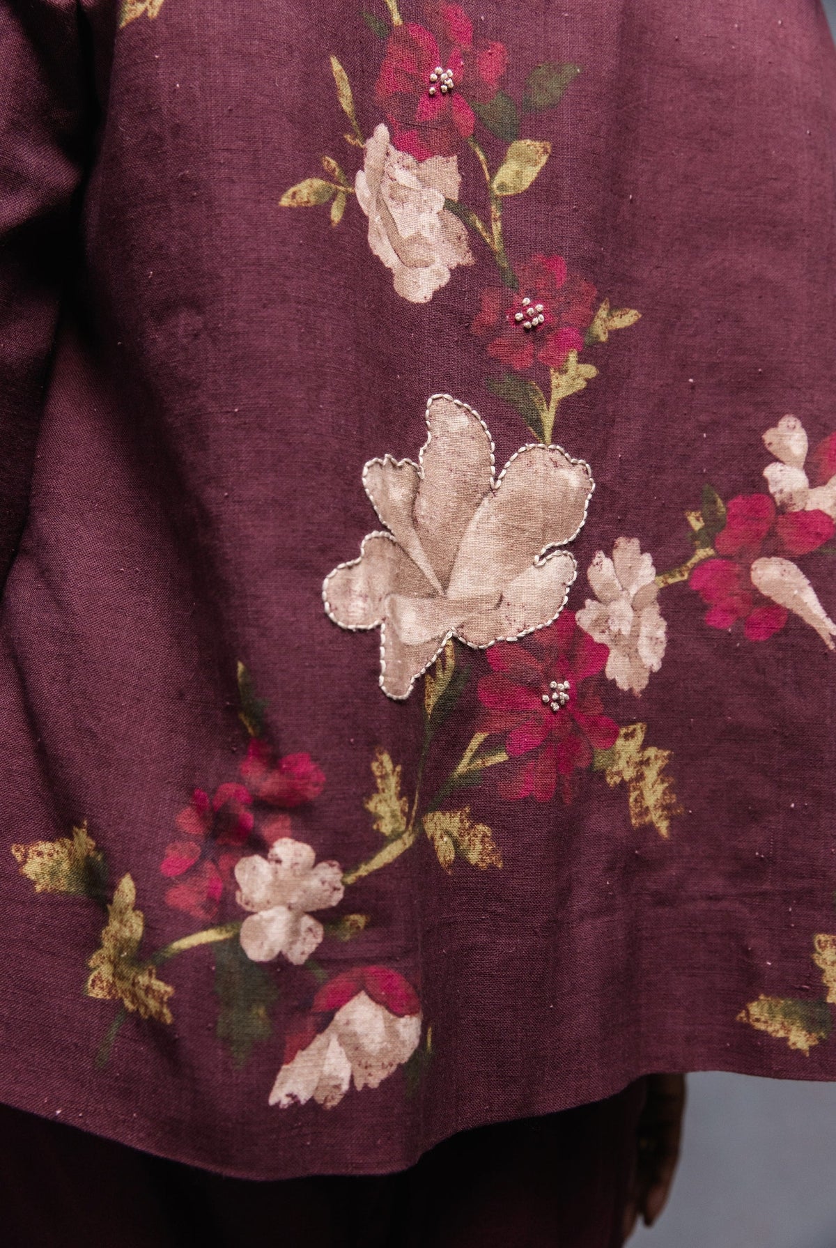 Selvage Jacket Wine - CiceroniJacketsSubbah