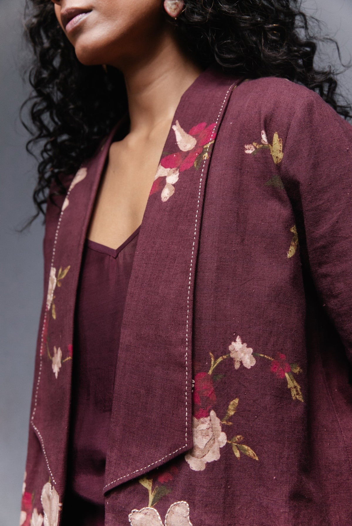 Selvage Jacket Wine - CiceroniJacketsSubbah