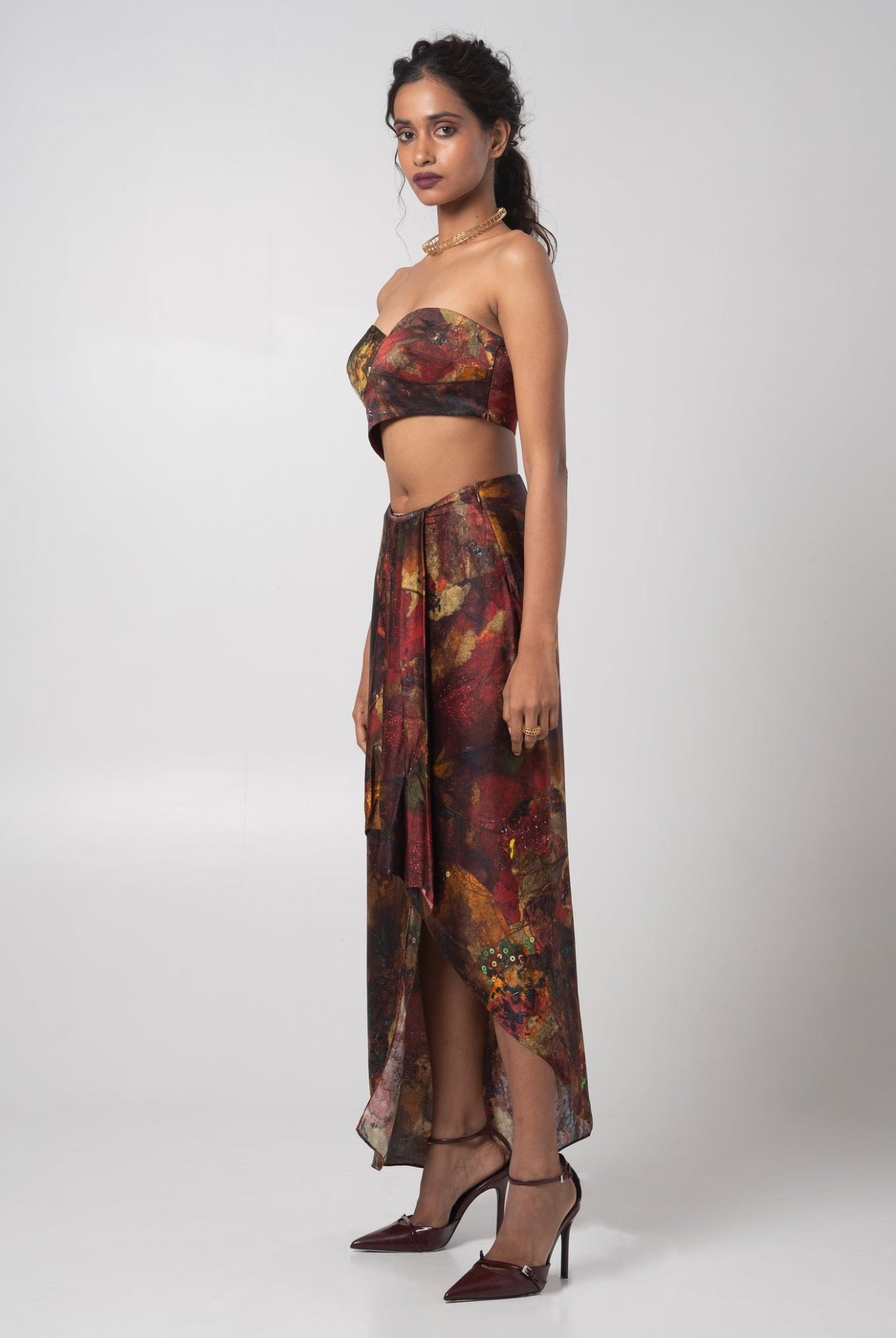 Sepia 3 Piece Set - CiceroniSkirt SetAdvait