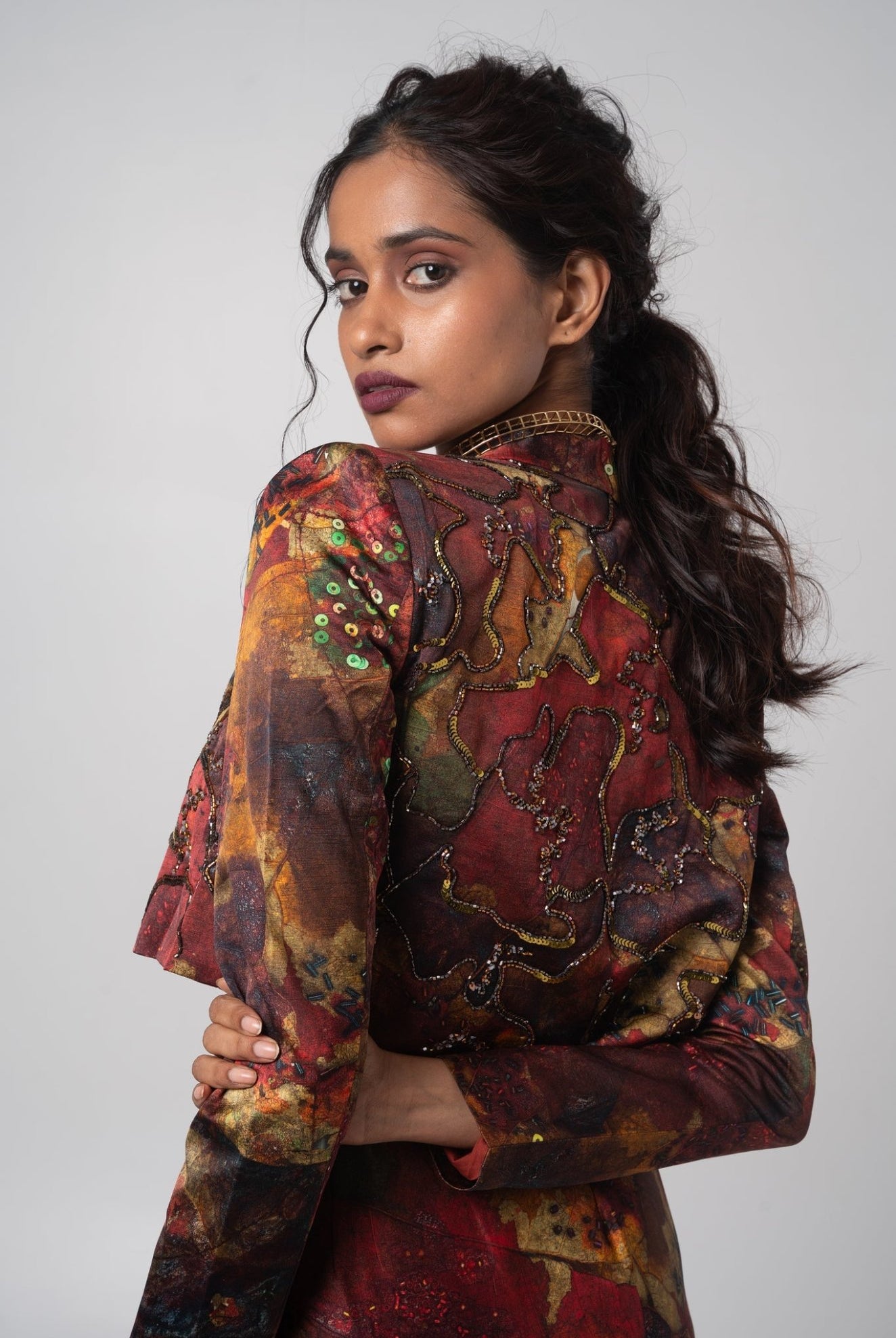 Sepia 3 Piece Set - CiceroniSkirt SetAdvait