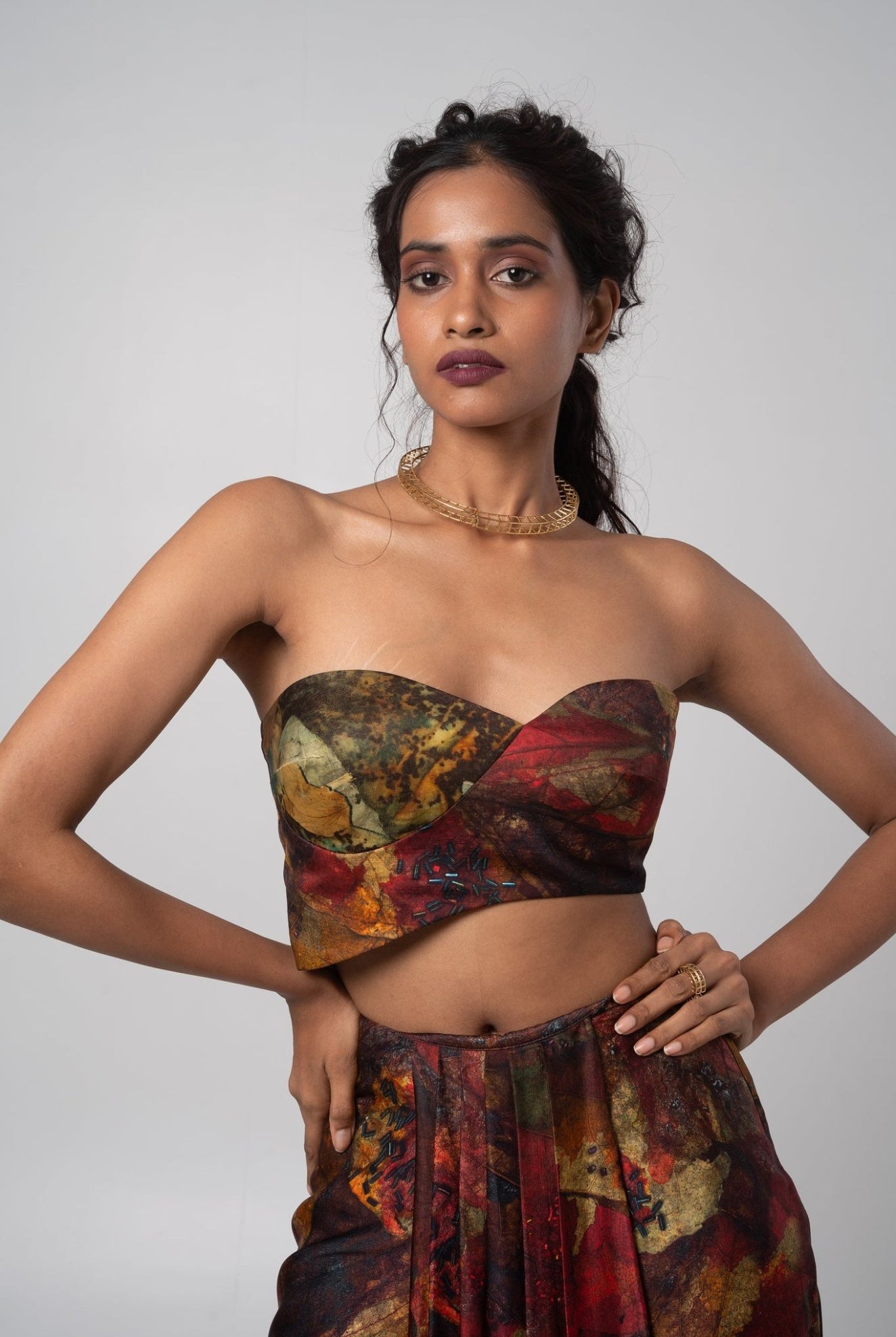 Sepia 3 Piece Set - CiceroniSkirt SetAdvait