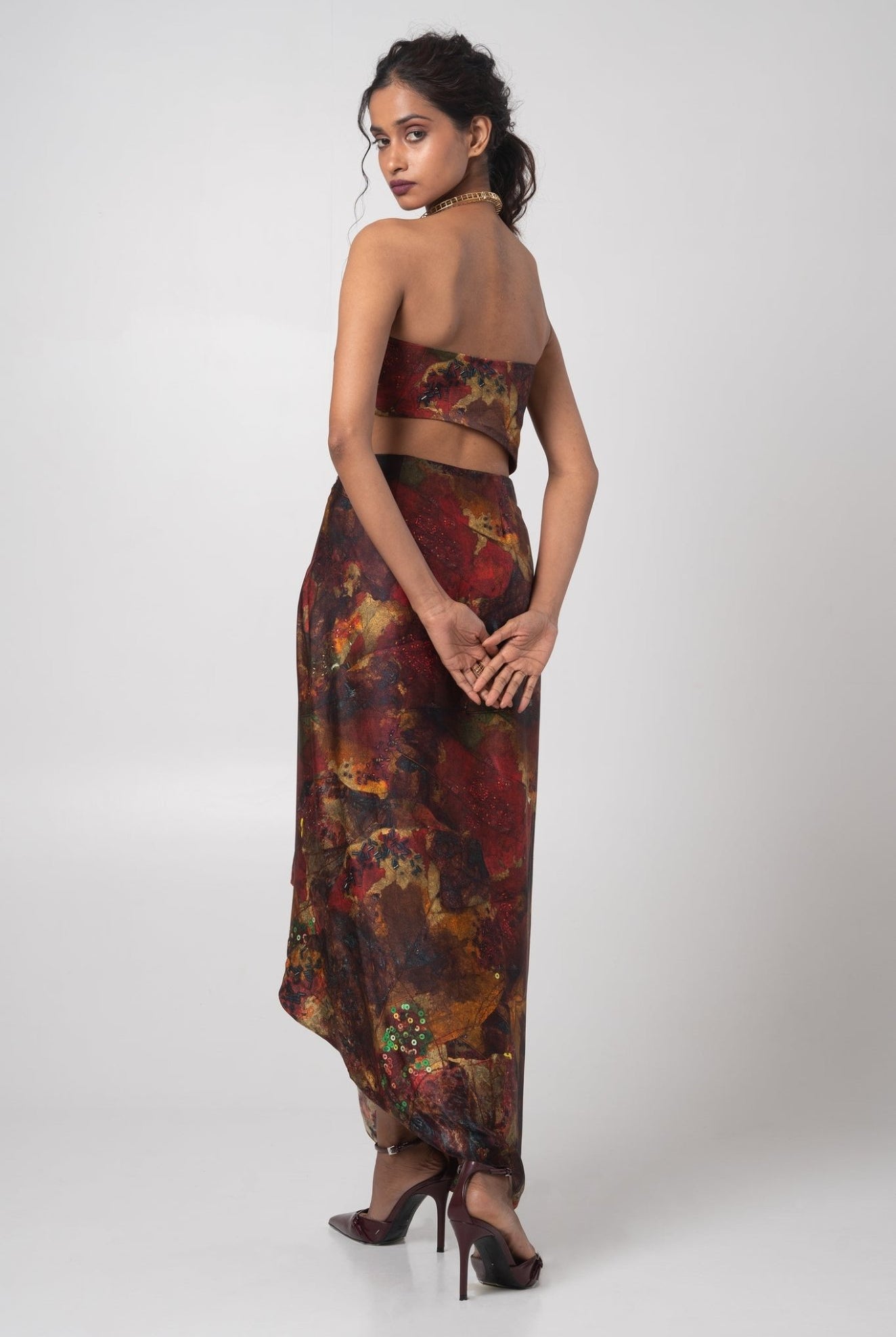 Sepia 3 Piece Set - CiceroniSkirt SetAdvait