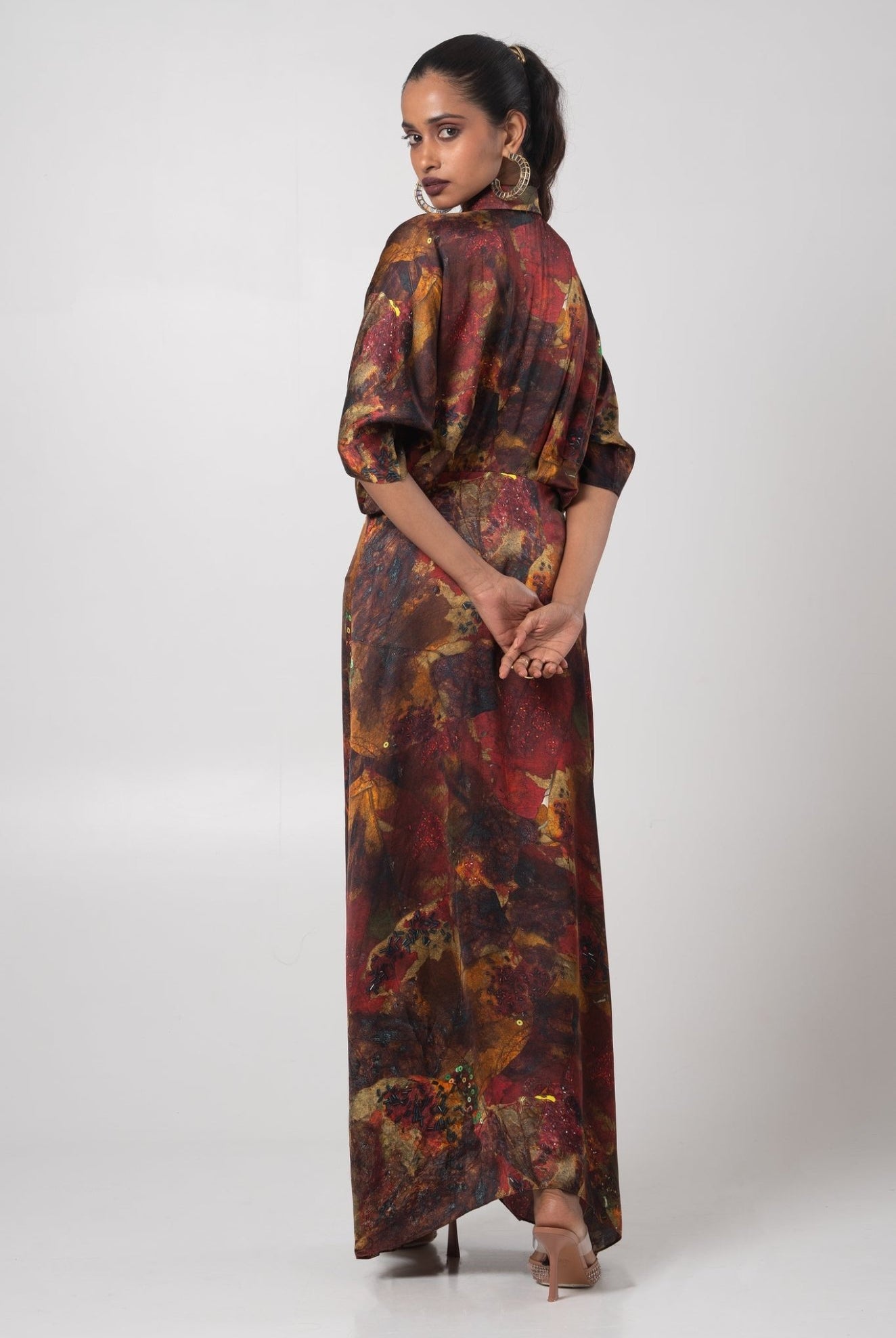 Sepia Button Down Maxi - CiceroniDressesAdvait