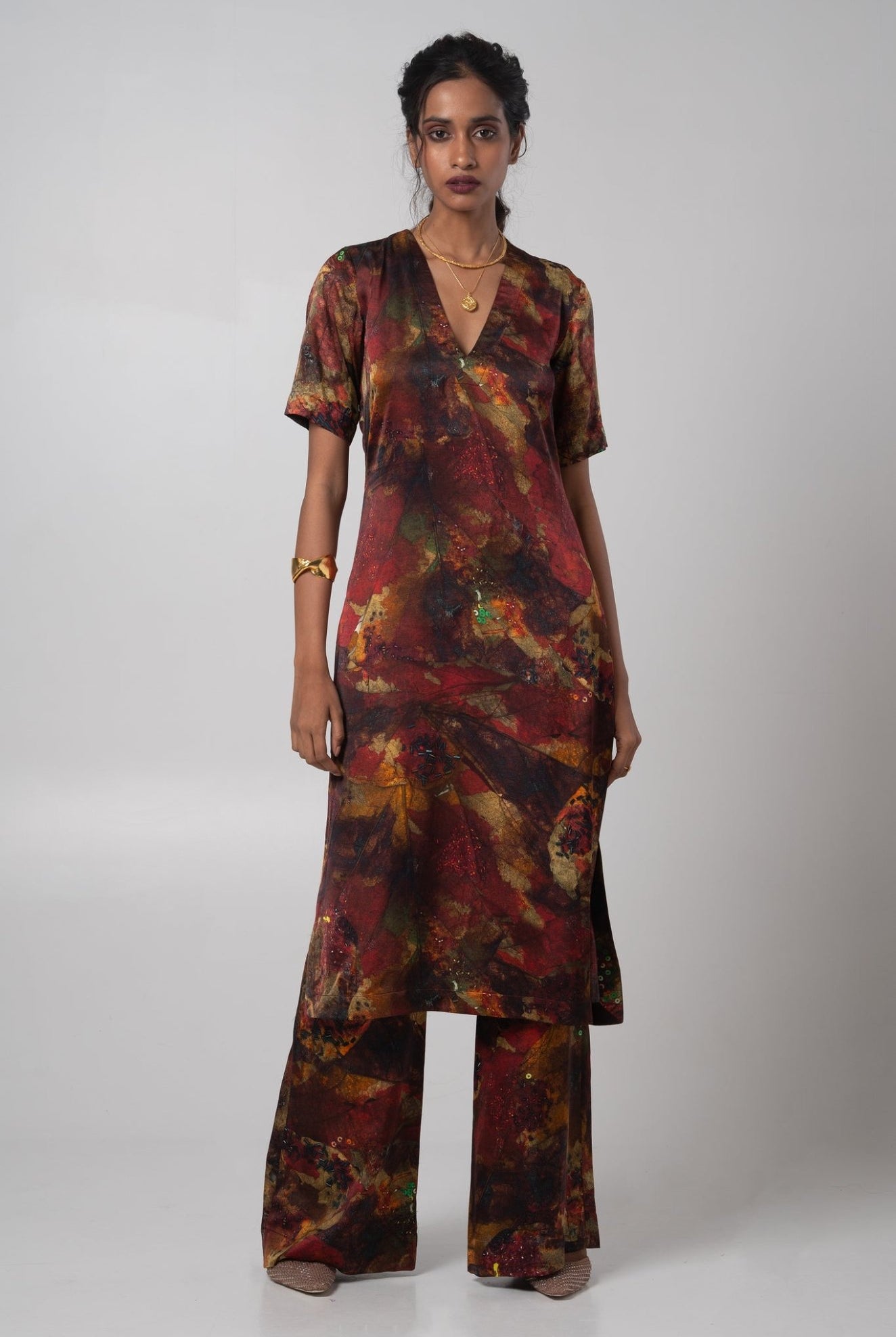 Sepia Kurta Set - CiceroniKurta SetAdvait