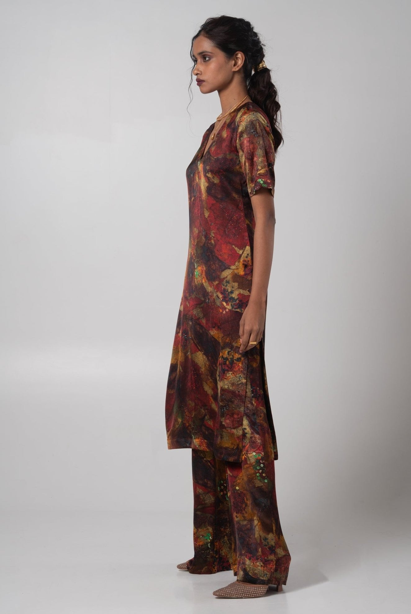 Sepia Kurta Set - CiceroniKurta SetAdvait