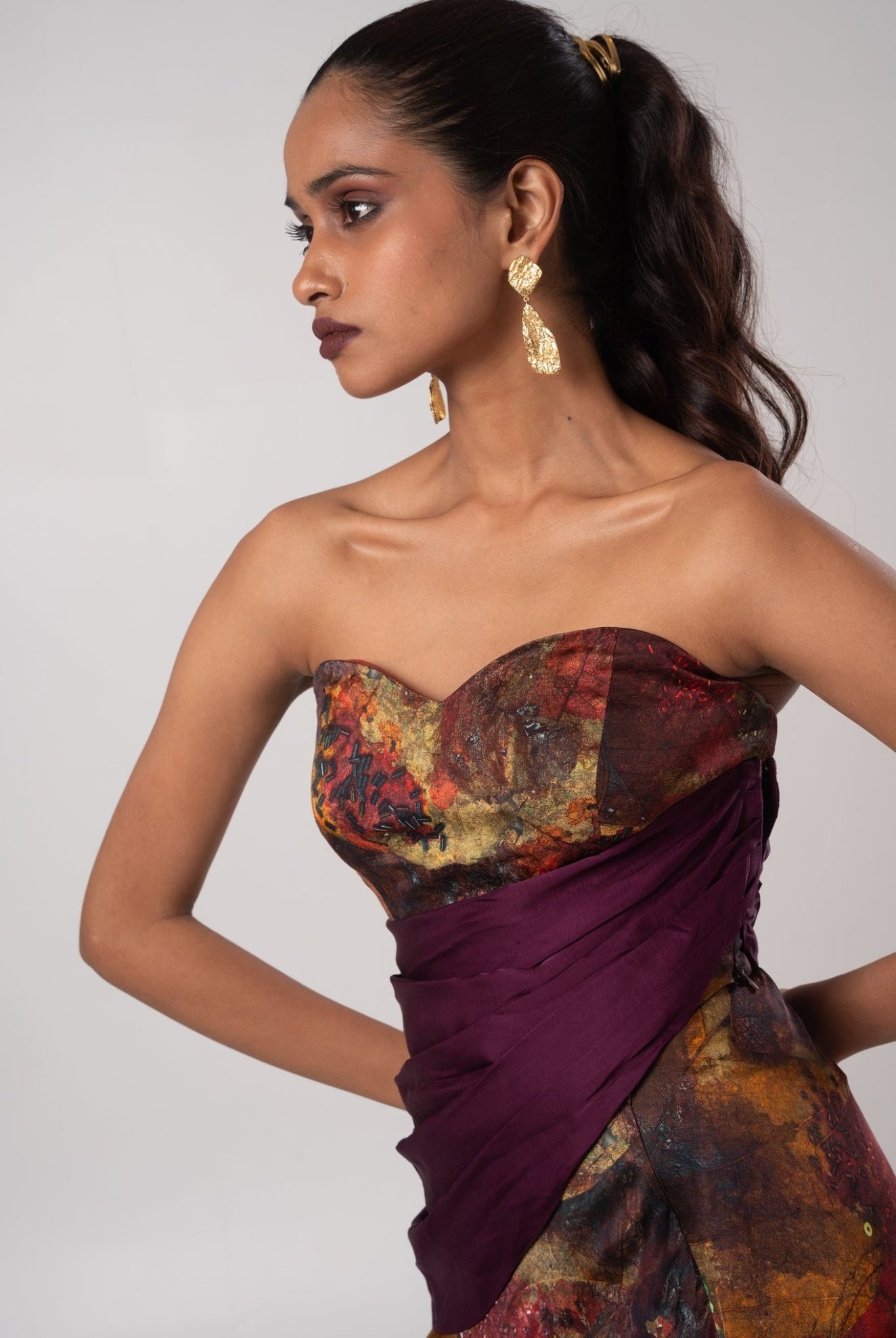 Sepia Skirt Set - CiceroniSkirt SetAdvait