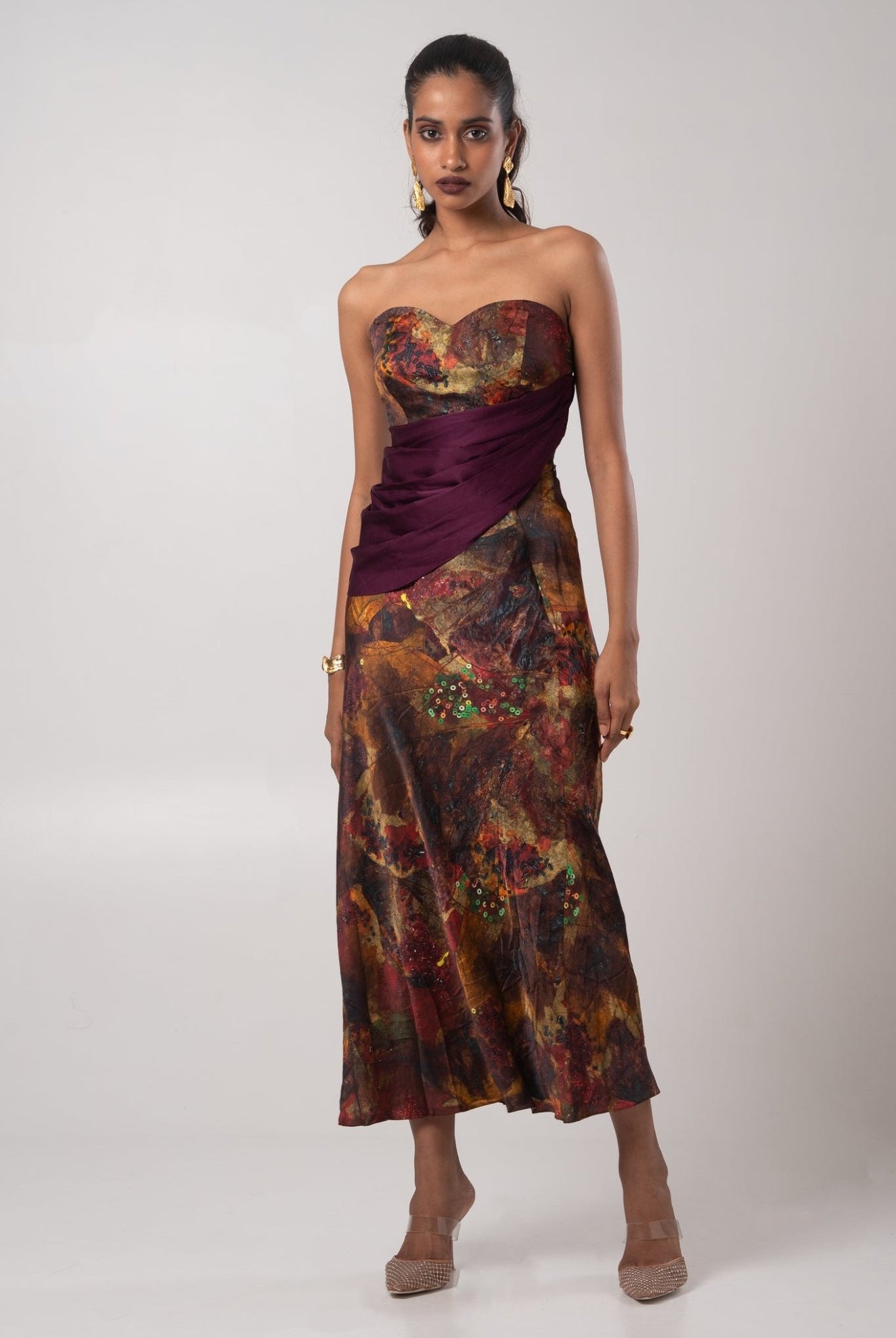 Sepia Skirt Set - CiceroniSkirt SetAdvait