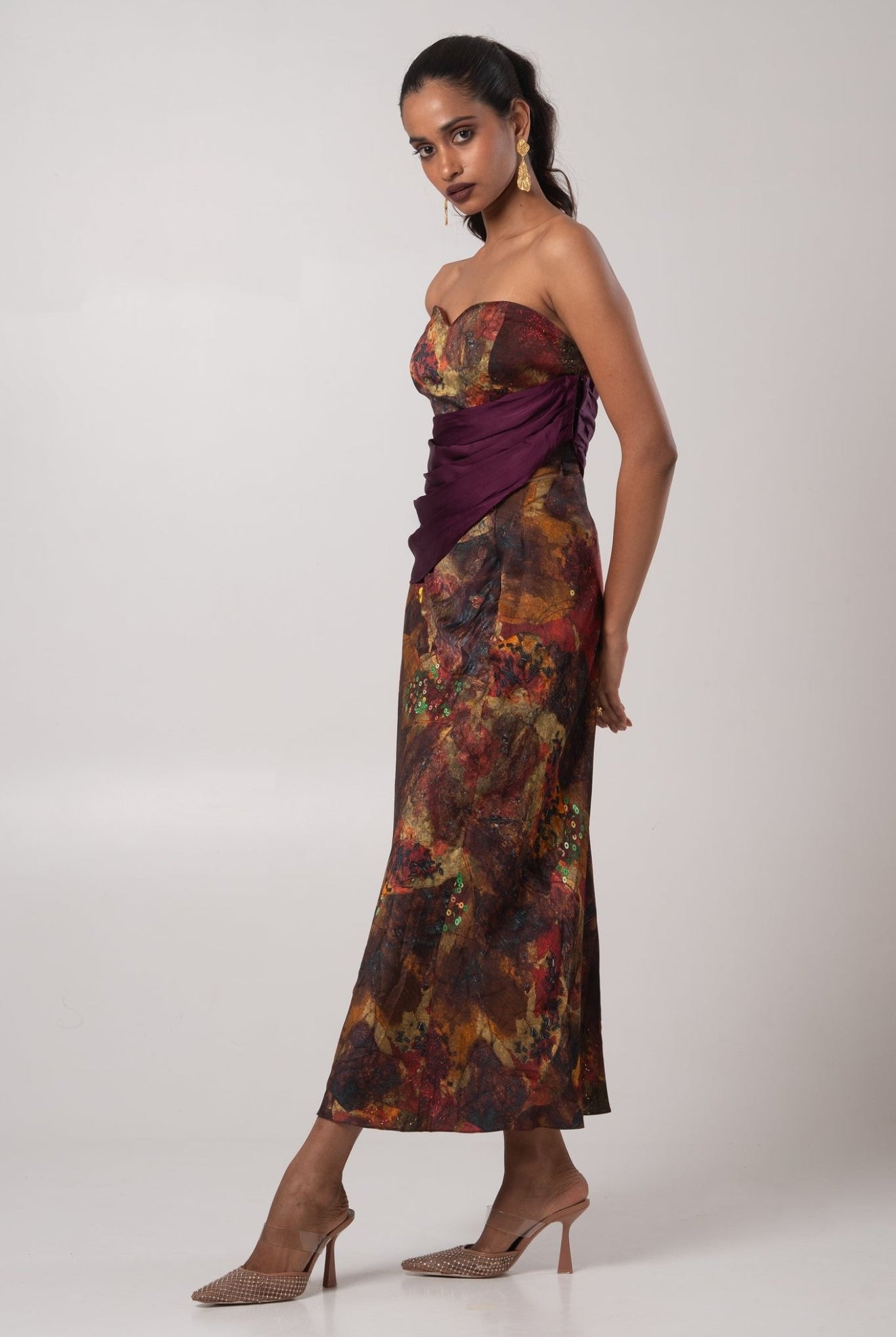 Sepia Skirt Set - CiceroniSkirt SetAdvait