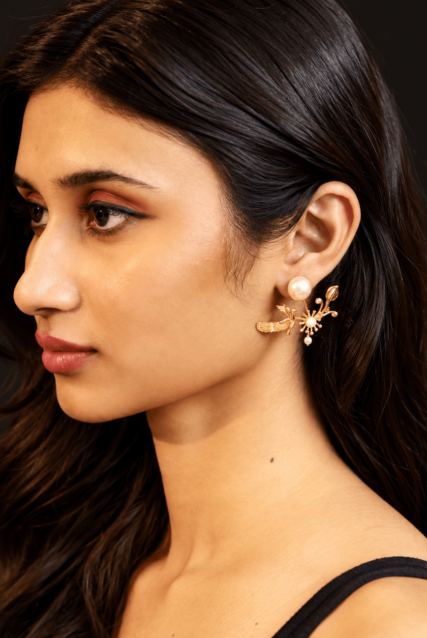 Seraphina Bloom Ear Jacket - CiceroniEarringKalon Art Jewellery