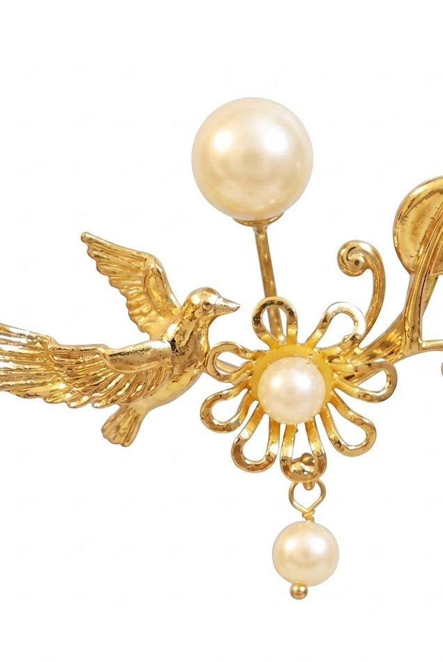 Seraphina Bloom Ear Jacket - CiceroniEarringKalon Art Jewellery