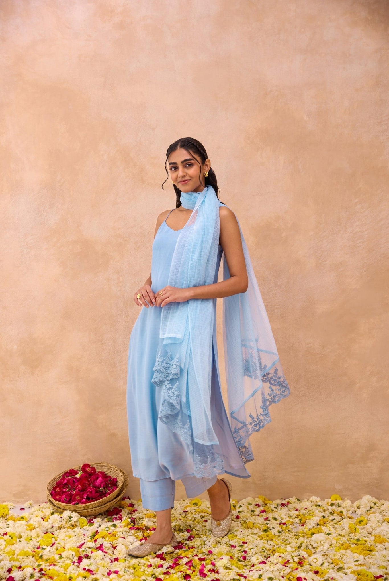 Serene Sky Kurta Set - CiceroniKurta Set, Everyday WearTaro