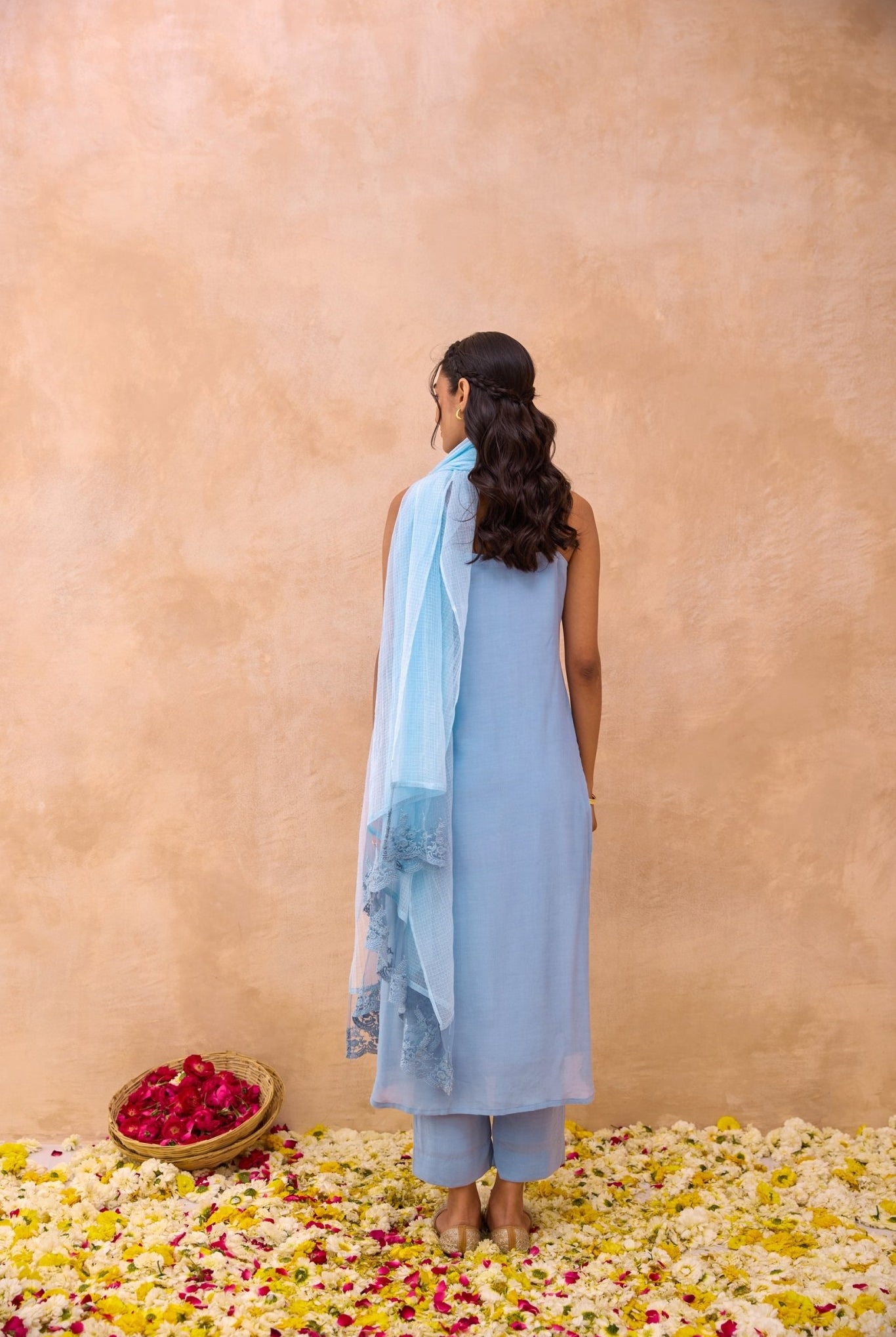 Serene Sky Kurta Set - CiceroniKurta Set, Everyday WearTaro