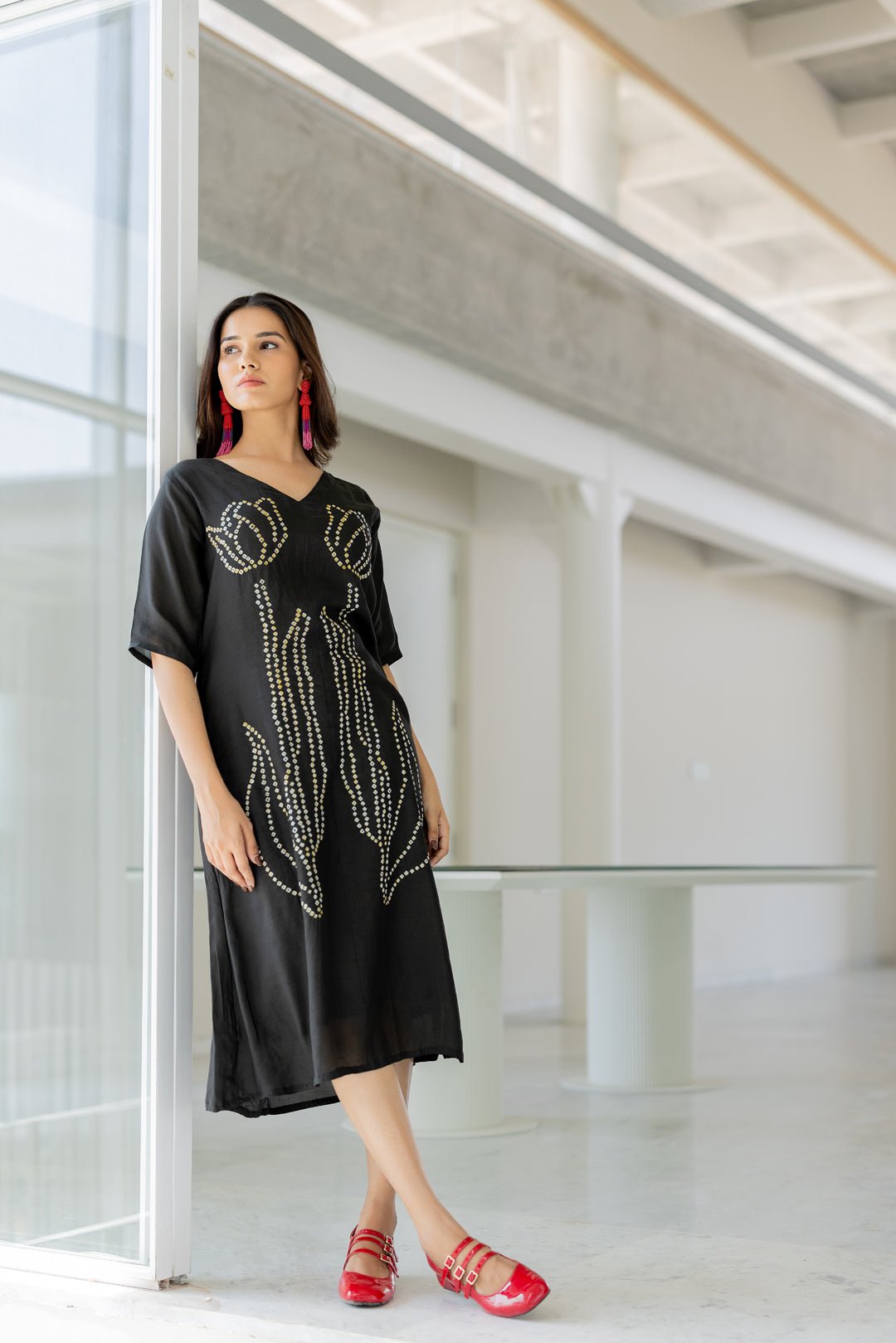 Shadow Tulips Dress - CiceroniDressesSilai Studio