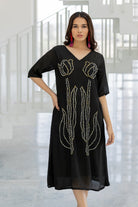 Shadow Tulips Dress - CiceroniDressesSilai Studio