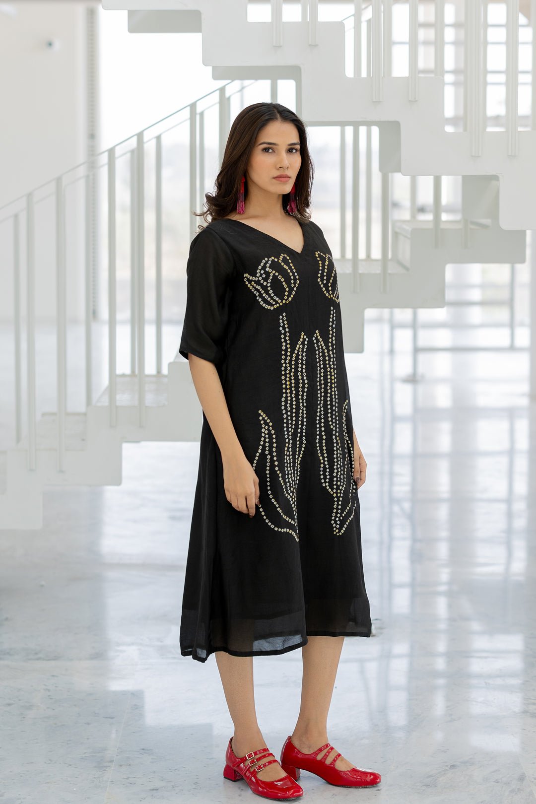 Shadow Tulips Dress - CiceroniDressesSilai Studio