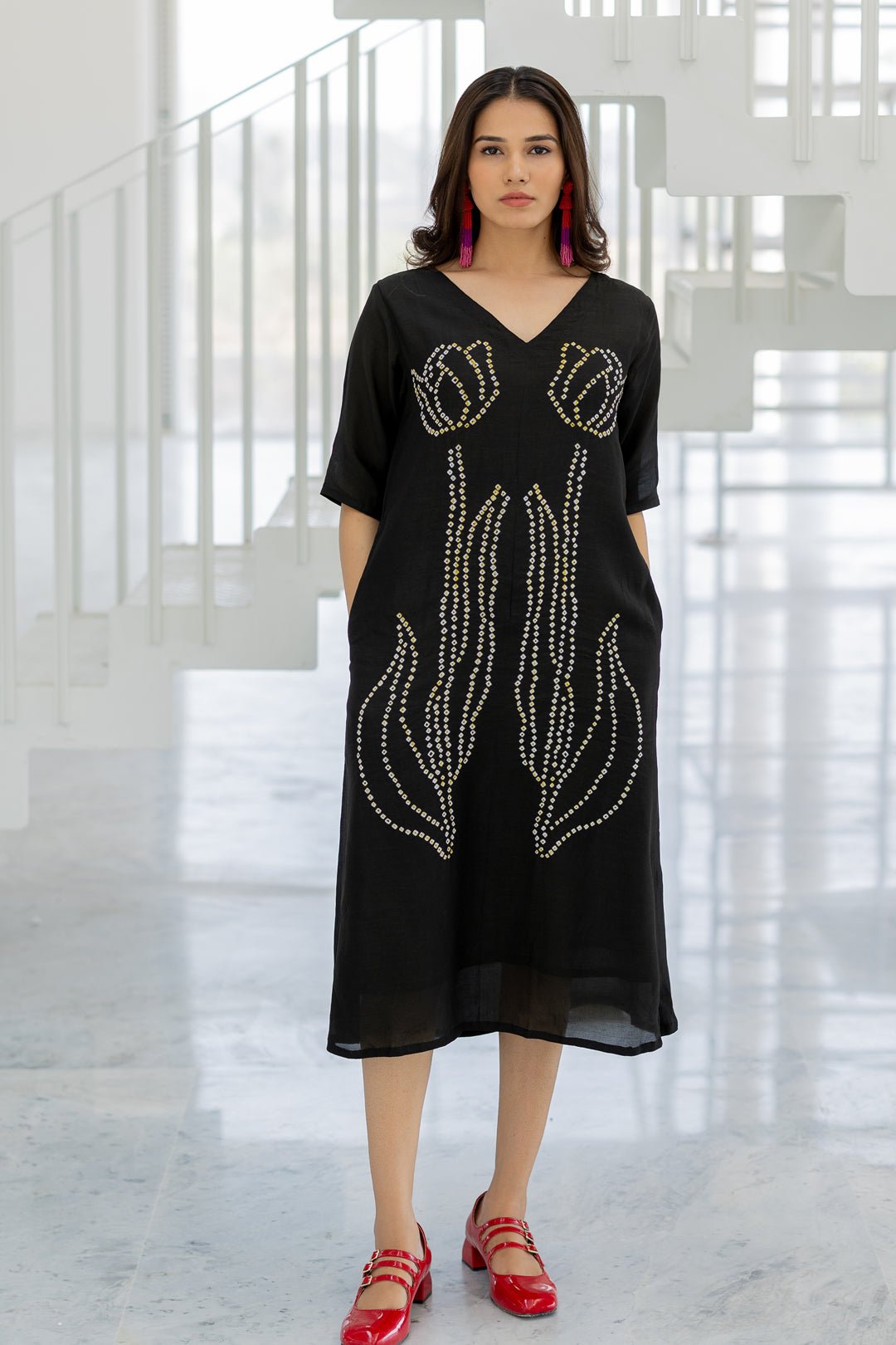 Shadow Tulips Dress - CiceroniDressesSilai Studio