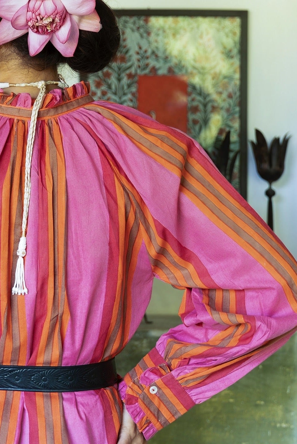 Shae Blouse - Pink - CiceroniTopShaivyaa