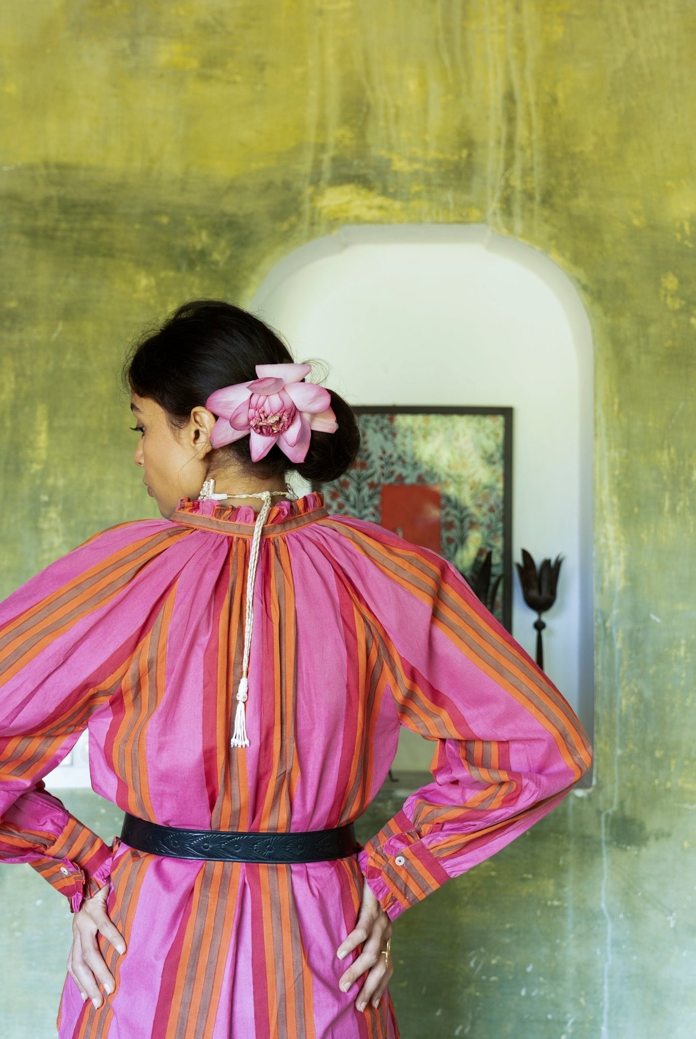 Shae Blouse - Pink - CiceroniTopShaivyaa