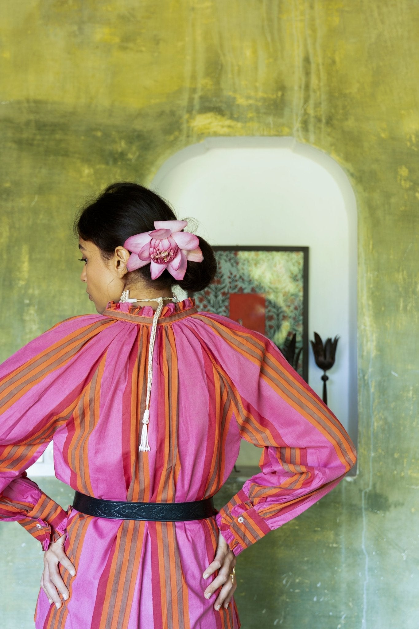 Shae Blouse - Pink - CiceroniTopShaivyaa