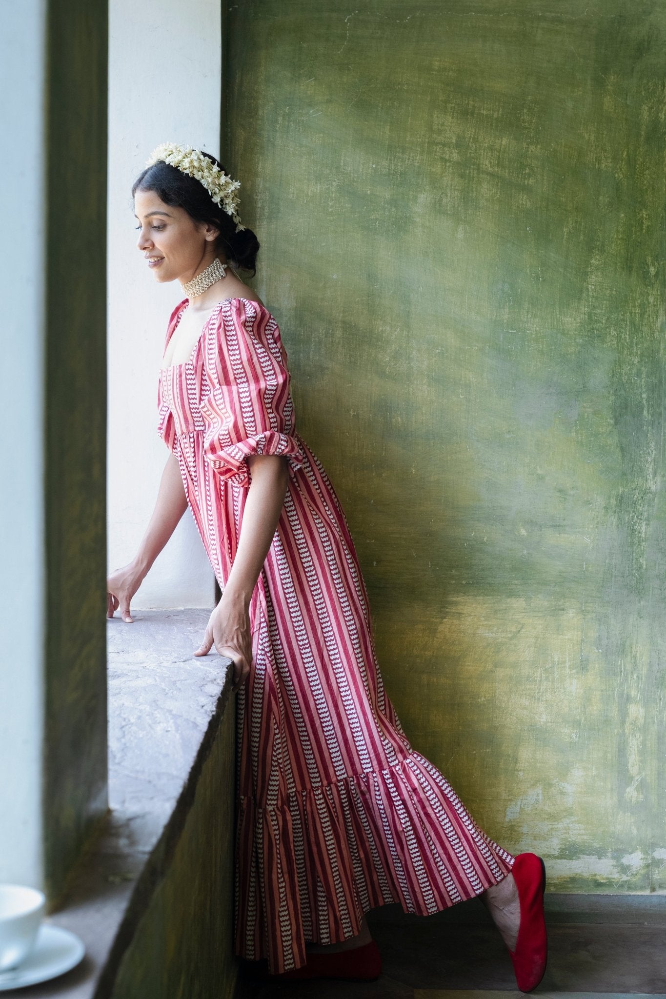 Sharon Dress - Red - CiceroniDressesShaivyaa