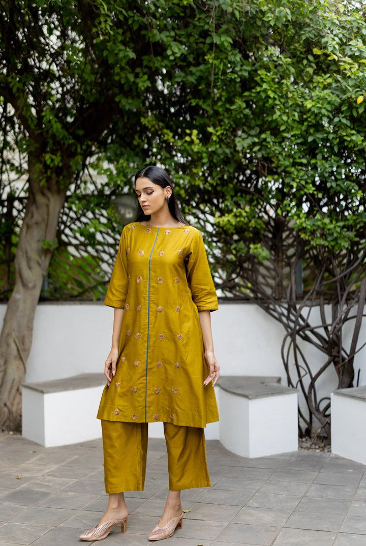 Shaya Moons Co - ord Set - CiceroniKurta Set, Festive WearSilai Studio