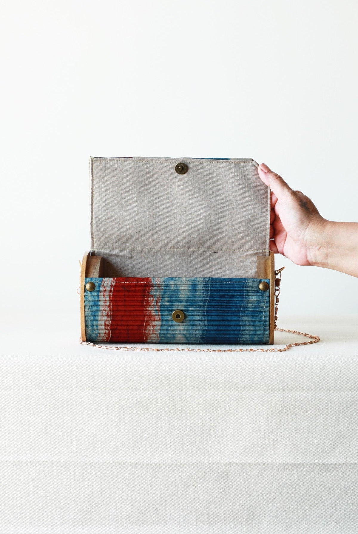 Shelk Upcylcled Mini Clutch - CiceroniClutchLukka Chuppi