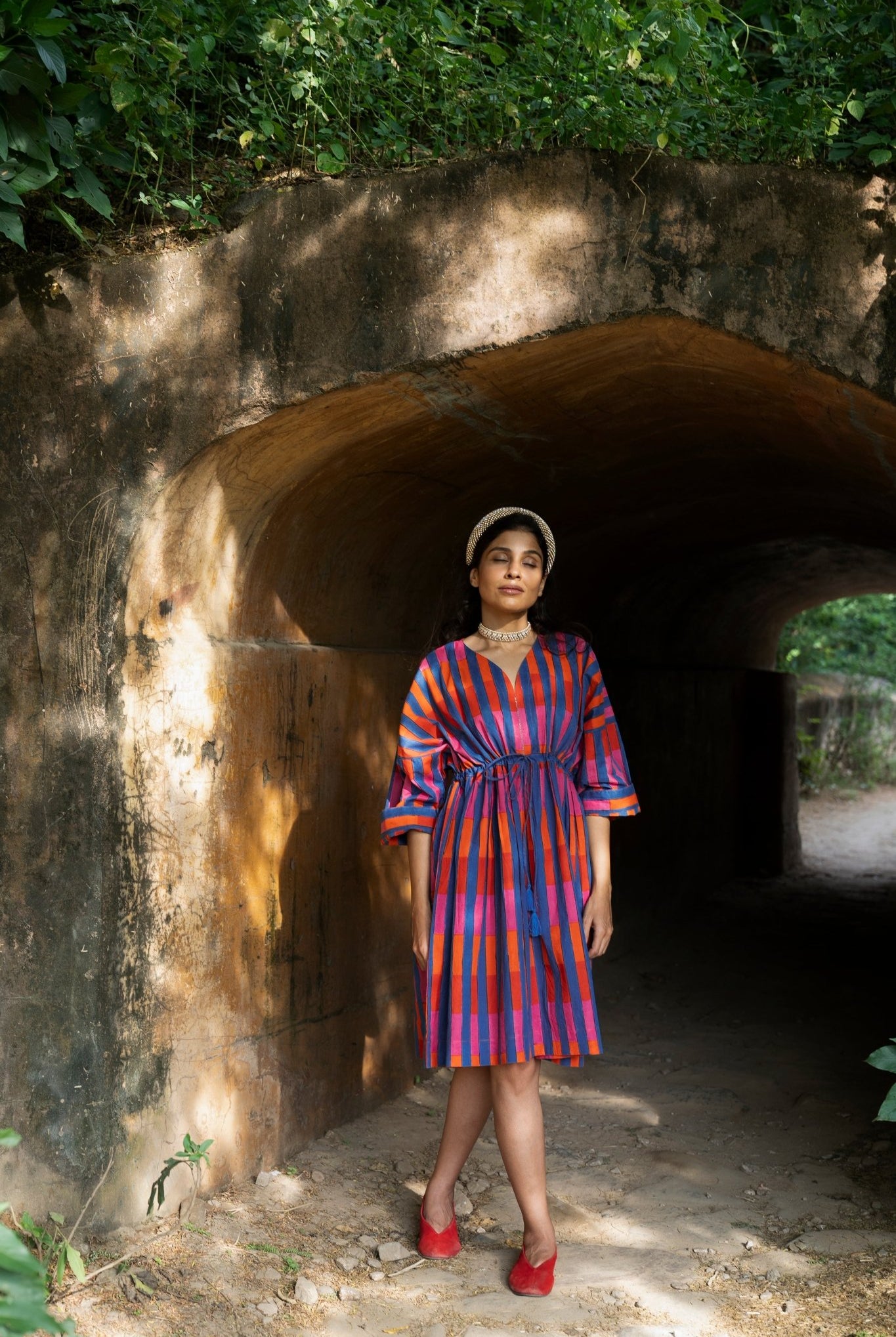 Shelly Caftan - Teal - CiceroniKaftanShaivyaa