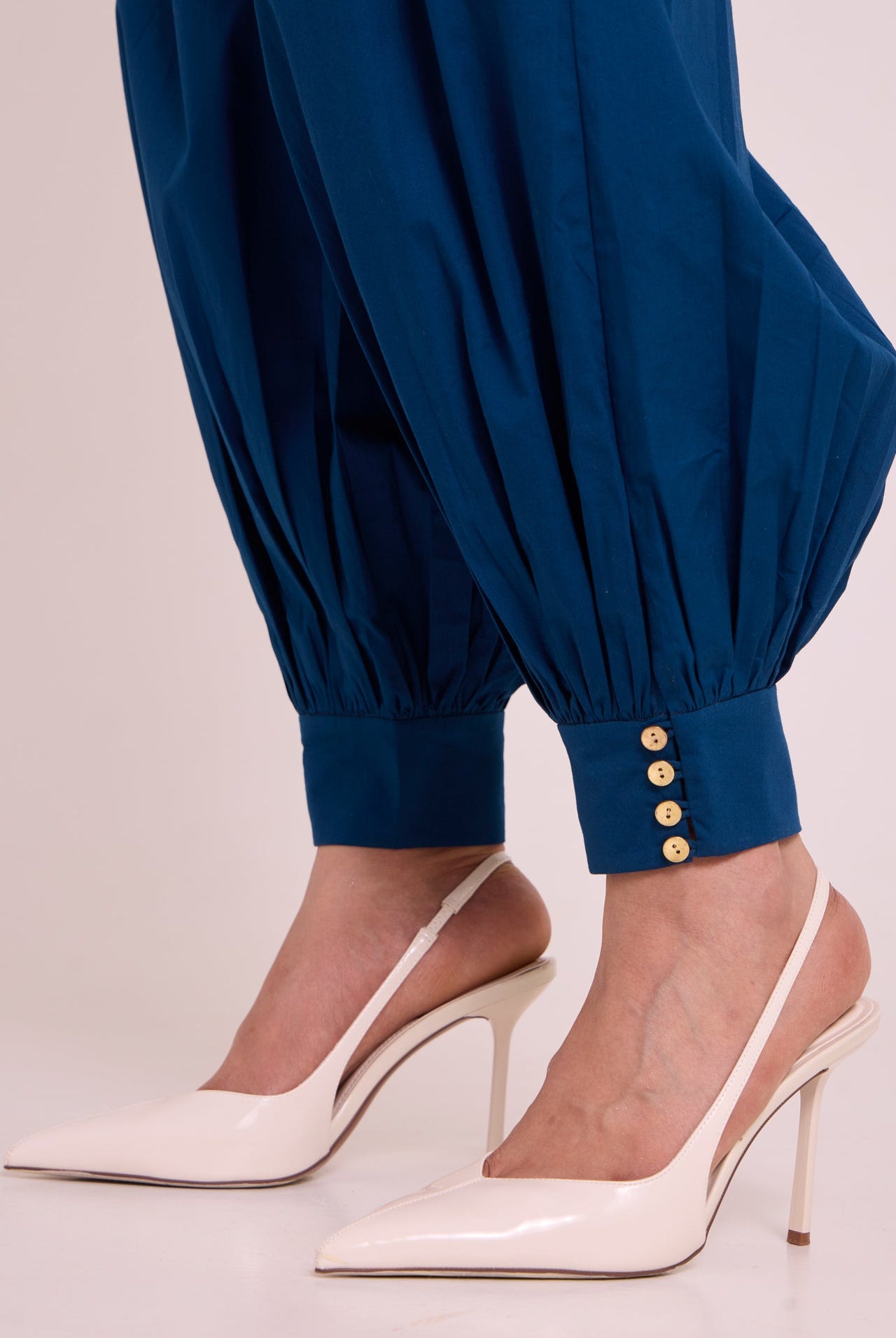 Shelly - Panelled Blues Top & Pant Set - CiceroniCo-ord SetMadder Much